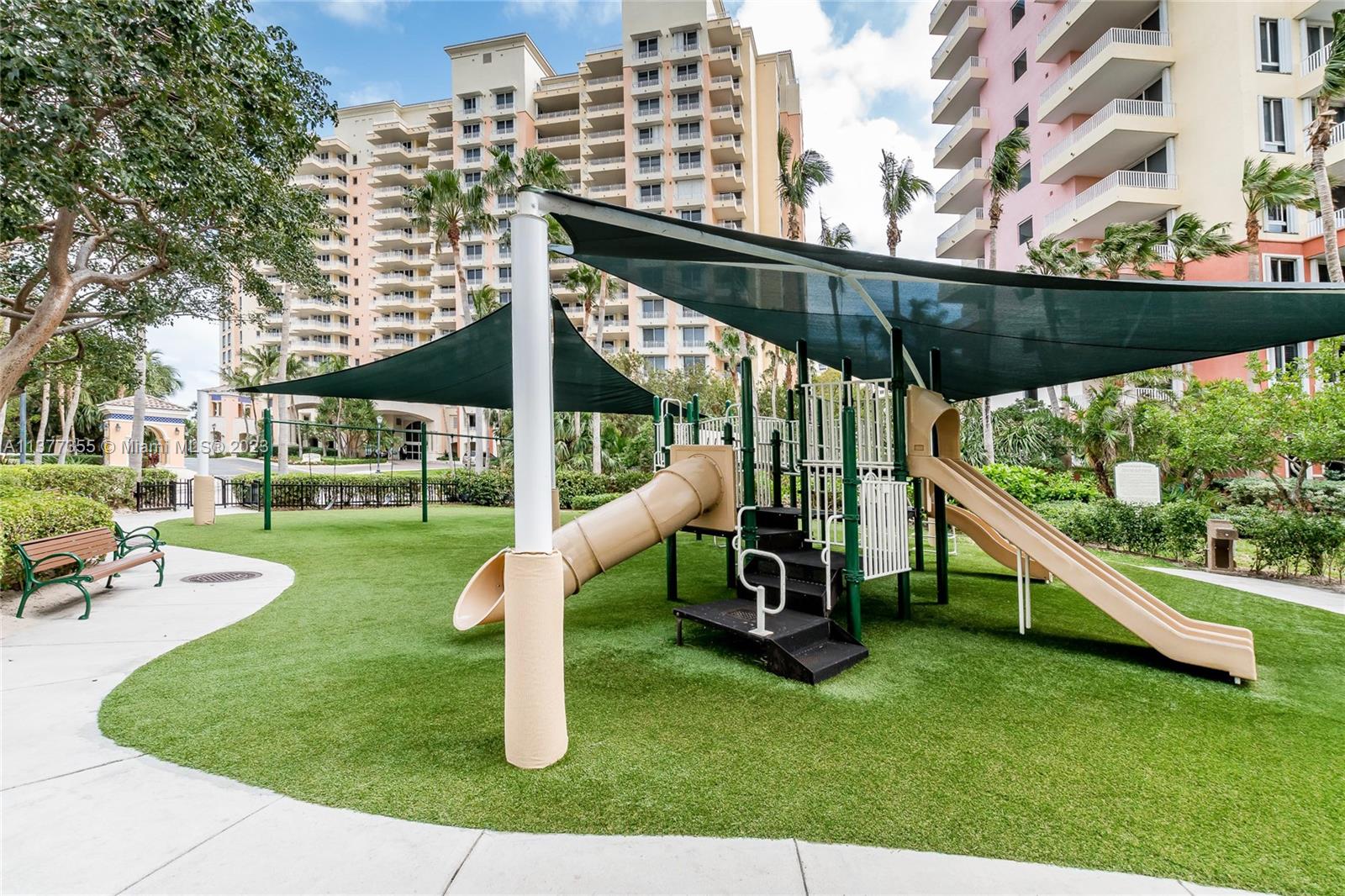 Outdoor children's play area.