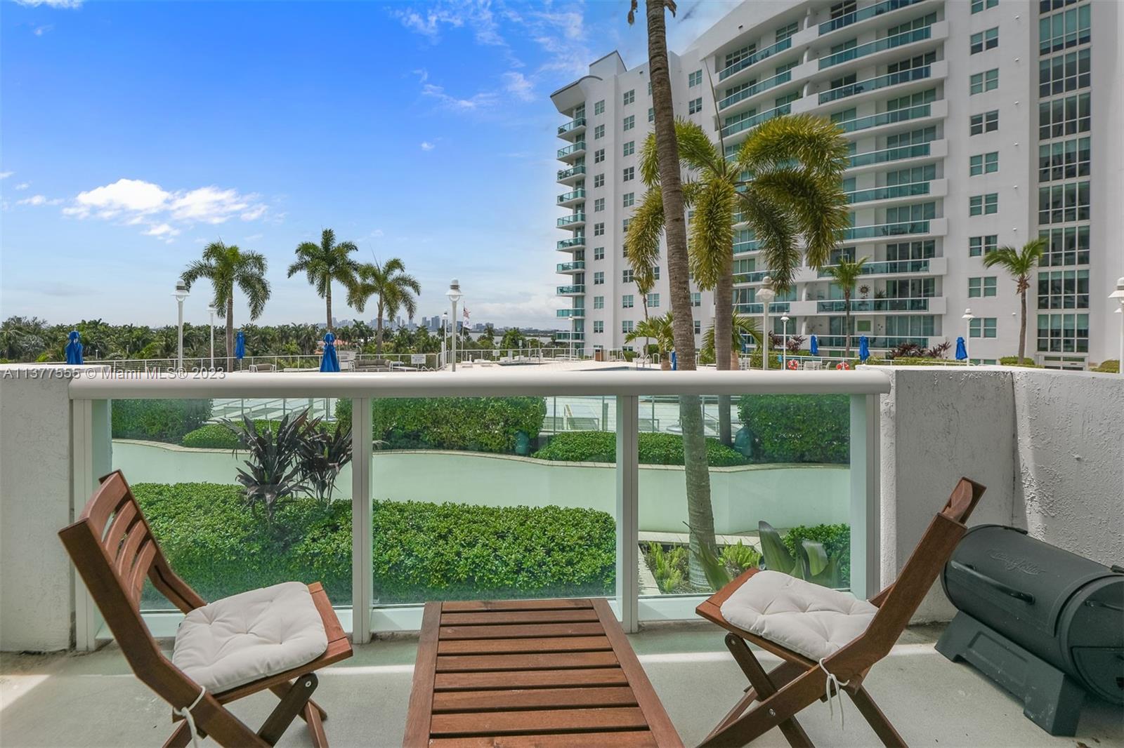 Pool and Bay Balcony Views