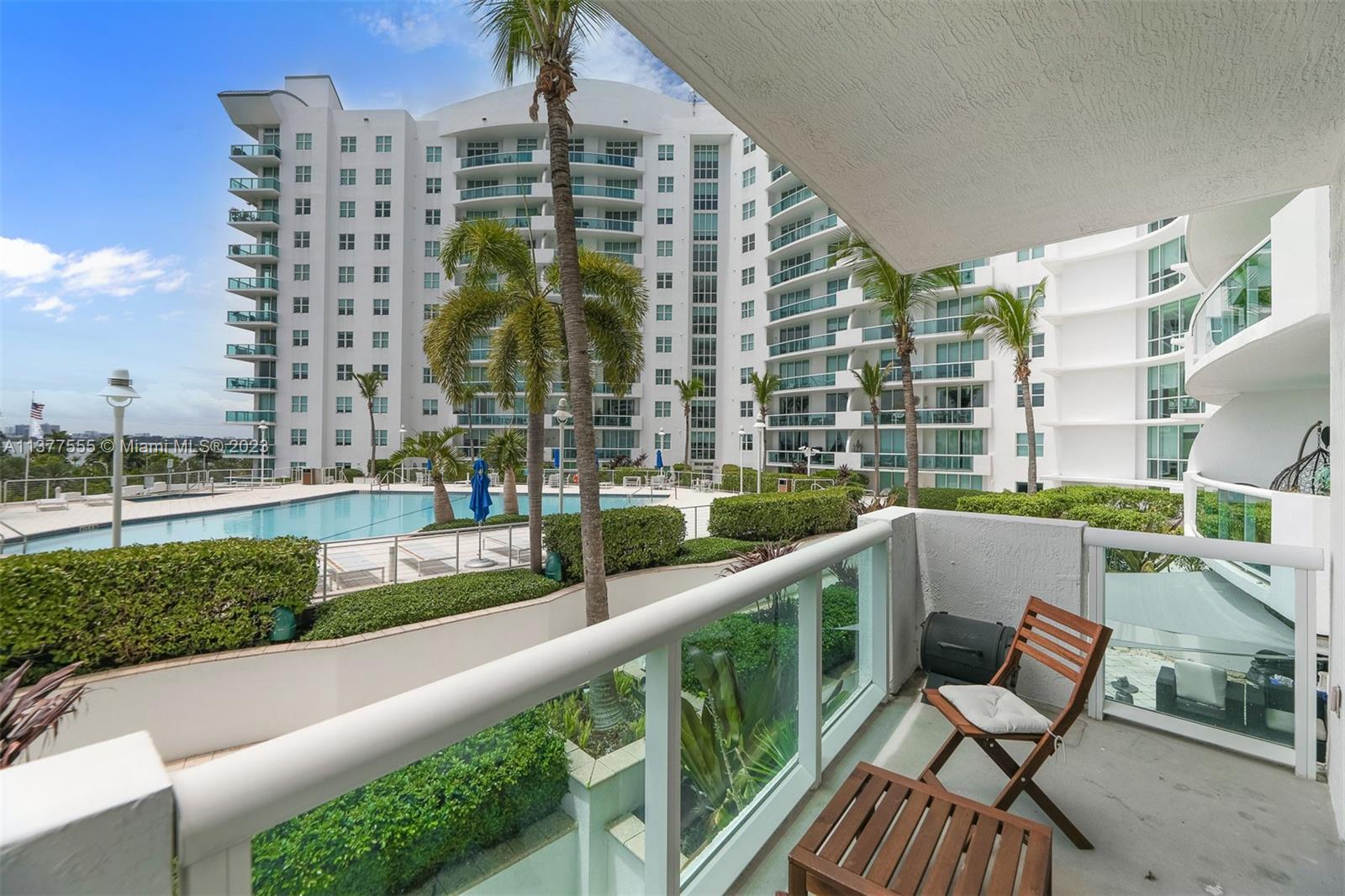 Pool and Bay Balcony Views