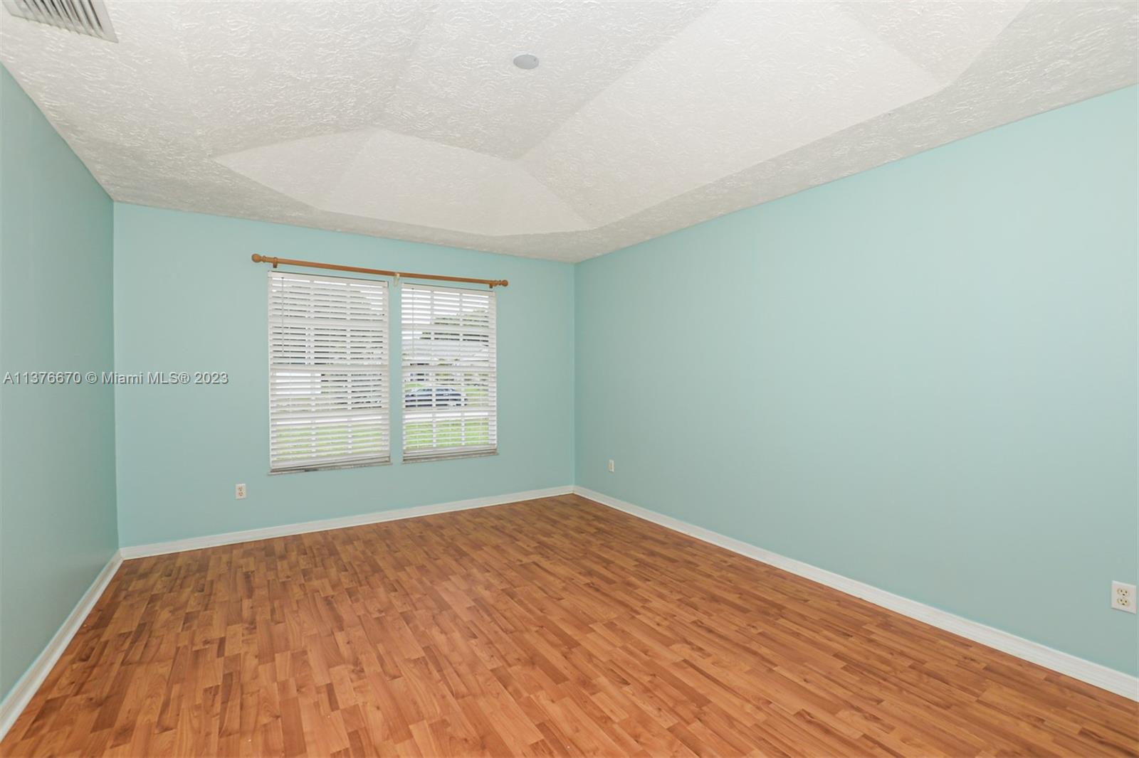 Spacious and bright Primary Bedroom with trey ceiling, full bath and walk in closet