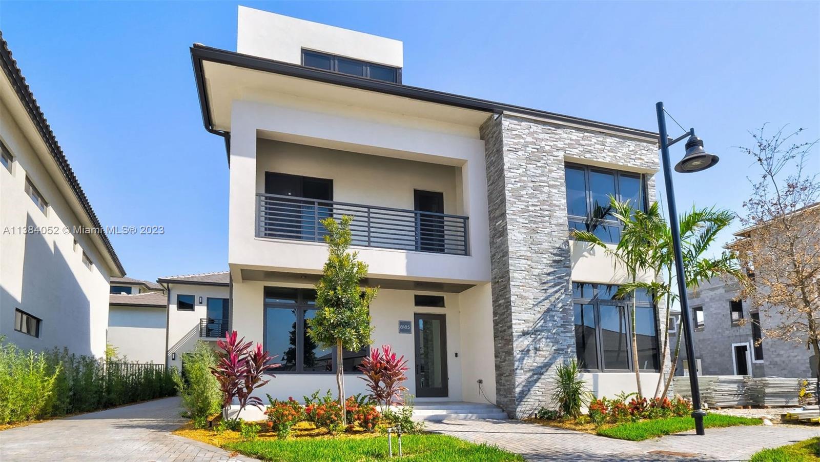 Best deal! In Doral~ one of the most luxurious homes in the Sub. Maui Model B house plus Studio (office) with top [1] of-the-line kitchen cabinets, wolf & Sub-zero appliances, media Room, huge rooms, walk-in closets, nice yard, front porch & balcony, and a covered patio with a 3rd floor roof top! The studio is above the garage overlooking the pool, with a separate entrance for privacy. Could be used as a nice office, playroom or maid room. Location, location, along with the best house & price in Doral!