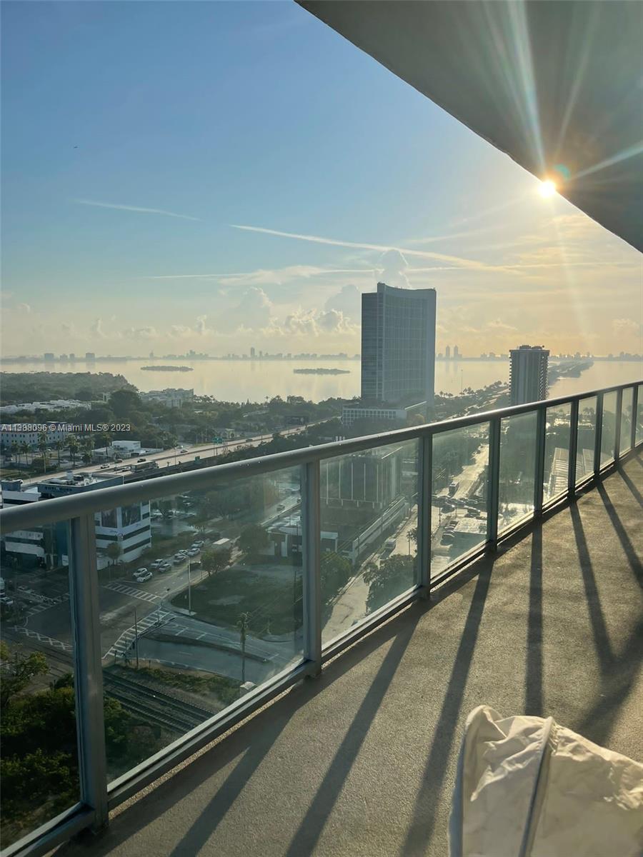 Large two bedroom with Den that can be an office or extra bedroom...180 degree views...One of the best units in Midtown...Terrace that wraps around entire unit.