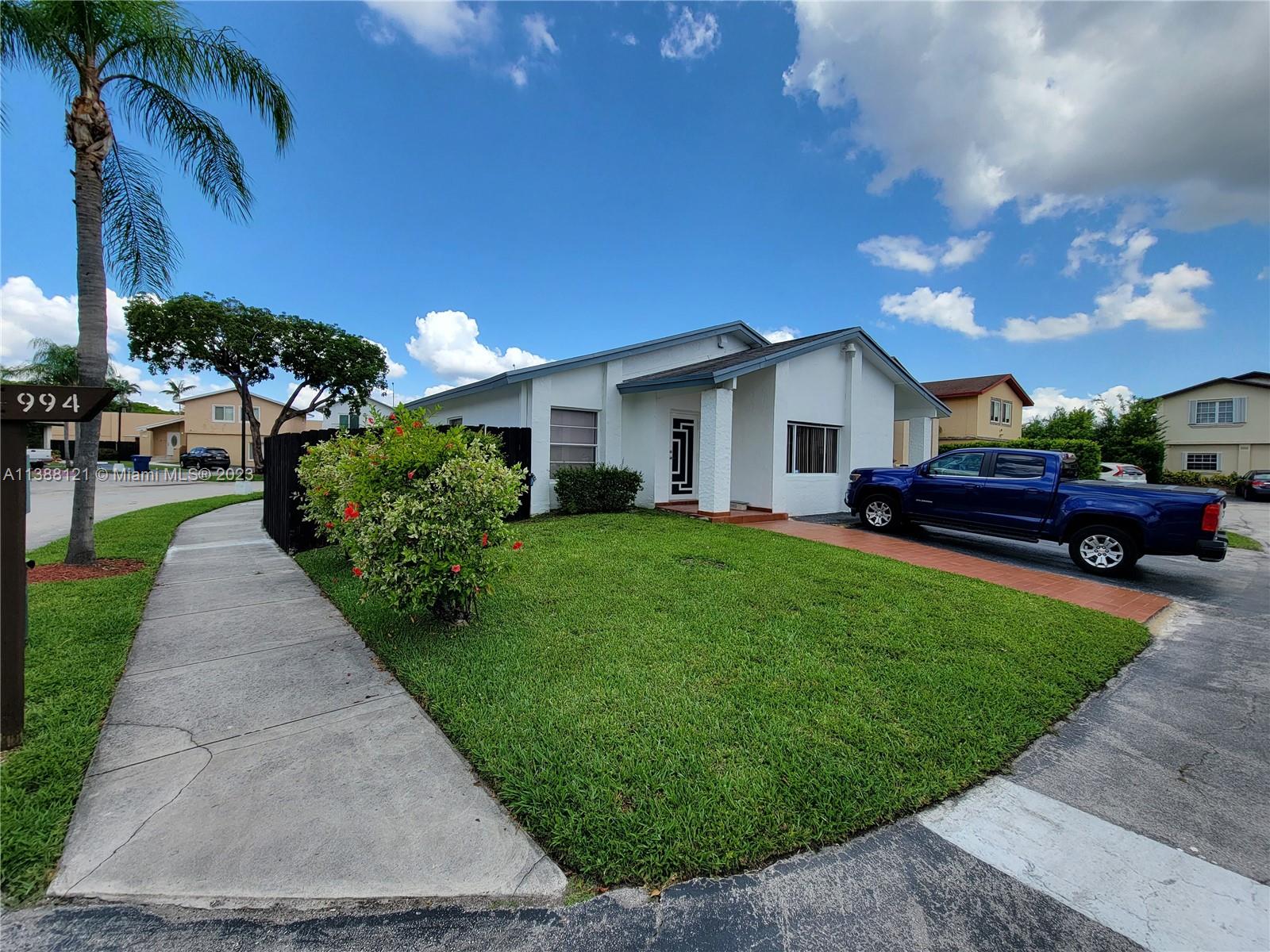 PRIME LOCATION FOR RENT!!! Wonderful & spacious Single home recently remodeled, 3 beds and 2 bath home in the Heart of Fontainebleau. Three assigned parking spaces + guest parking. Back patio for entertainment, community pool and GATED COMMUNITY. Close to Dolphin & International Malls & FIU! NO Pets! Tenant Insurance required to rent. Easy to Show!