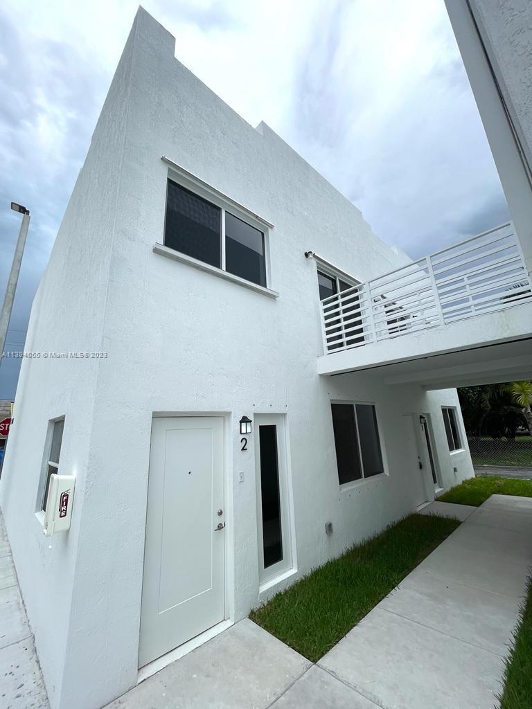 Great opportunity to be the first to live in this stunning Modern Townhome.  In this home, you'll find 3BD/2.5BATH, beautifully upgraded countertops, and cabinets, with tile and vinyl flooring throughout.  The eye-catching designer kitchen features new stainless appliances, lots of natural light with an open concept living area. Upstairs you'll find the three bedrooms with access to a balcony/patio, and washer- dryer in unit. The community provides tranquil living but central to the FL Turnpike and US-1.