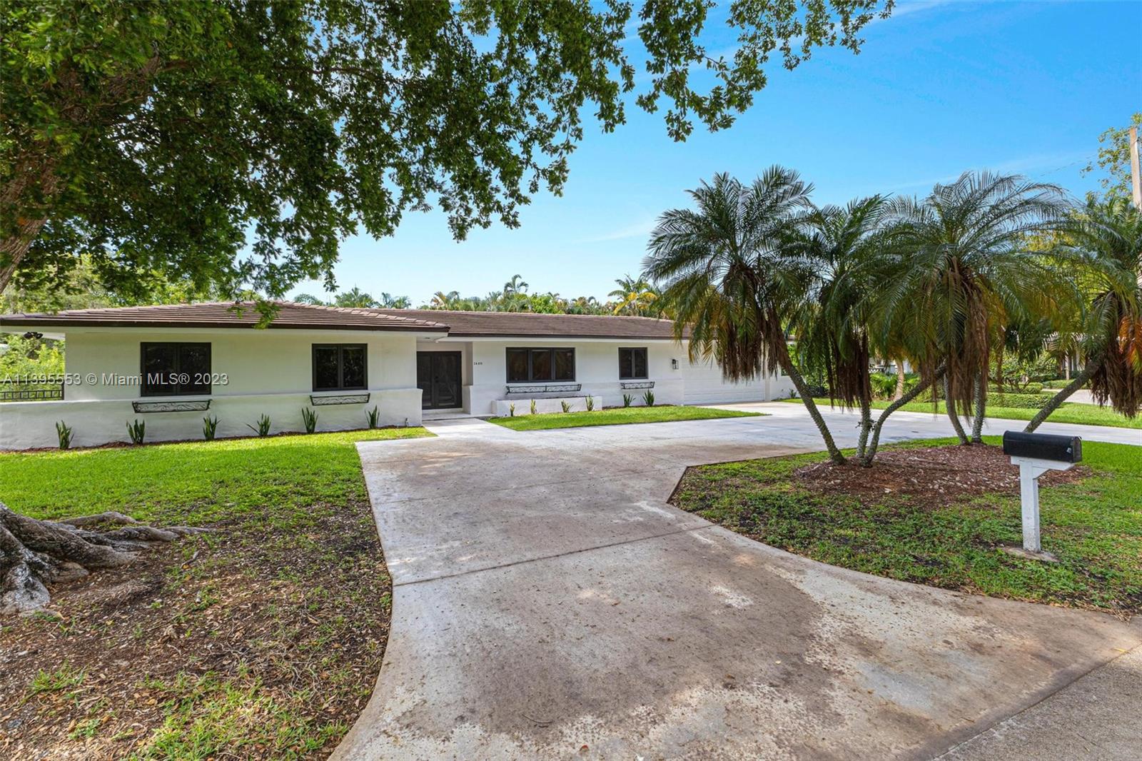 Fully remodeled home! Situated in the gated community of Gables by the Sea on Biscayne Bay, this 3BD/3BA home checks all the boxes. Elegant foyer to a gourmet kitchen with built-in appliances and custom woodwork throughout. A contemporary open layout offers exceptional space for living and entertaining, designer lighting, new wood-look porcelain floors. This spacious layout extends outdoors to an amazing pool deck and fresh landscaping that balances the perfect mix of beauty and privacy. This home features ALL NEW bathrooms, kitchen, impact windows and doors, plumbing, electrical and driveway and 2-car garage. You'll enjoy a central location close to great parks and the area's best private schools. Prepare to fall in love with this one-of-a-kind gem!