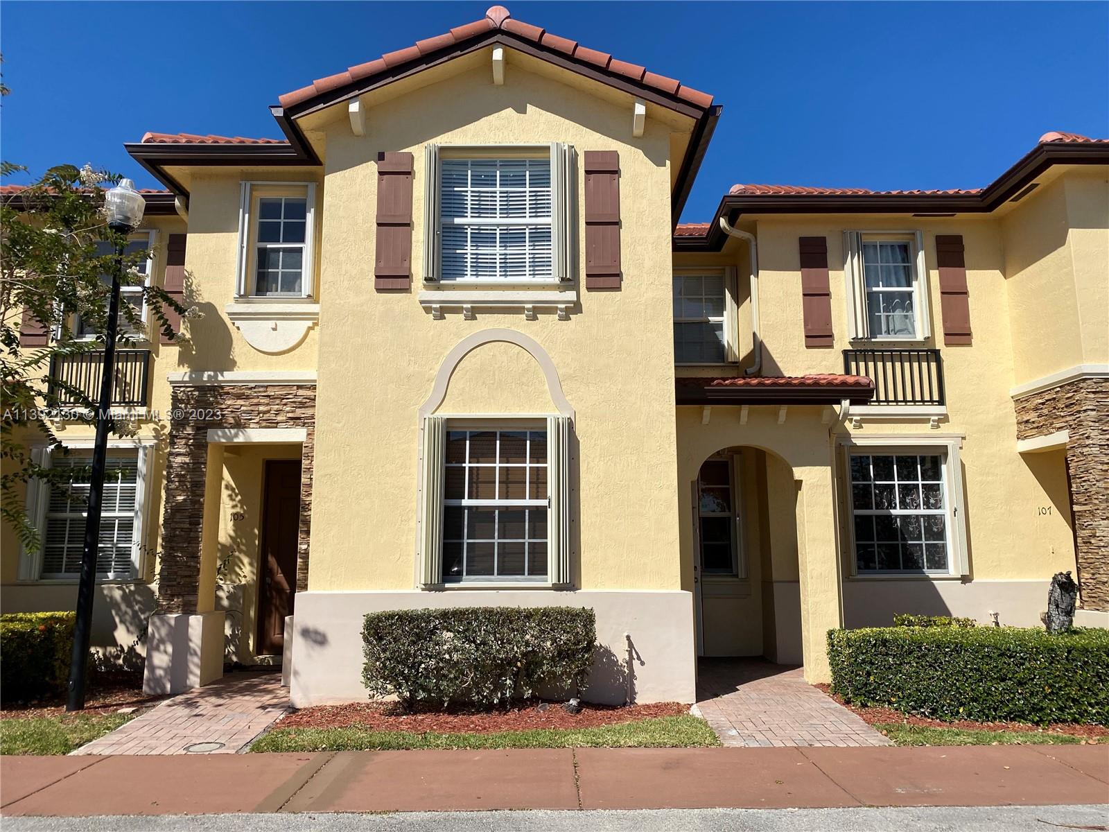 Remarks: Beautiful, 2-story, 2.5 bath condo in sought after Malibu Bay subdivision. Freshly painted. WASHER & DRYER INSIDE THE CONDO. It has a private fenced patio to enjoy All Year Long! Accordion shutters already installed for your protection during hurricane season. Water bill is not included in the rent. Submit offers with CTL, Rental application (attachment on MLS listing) Criminal Background check, proof of income (Income should be 2.5 rent amount.), Credit score (Min. 600 credit score),  and ID copies.