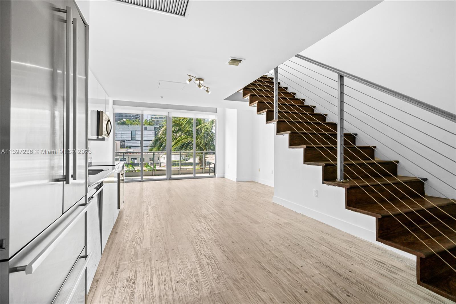 Rarely available on the Market! 2-story Townhouse directly facing the River (South) and Brickell City Center; Lots of beautiful natural light with floor-to-ceiling windows; Spacious floor plan with 3 bedrooms and 3 full bathrooms (1615 sqft). The second floor has a large den area perfect for a home office, second living room or enclose it for a Fourth bedroom. The gated Riverfront Community is located minutes from Mary Brickell Village, Brickell City Center and Downtown and has very easy access to the highway. 2 parking spaces (tandem parking)!