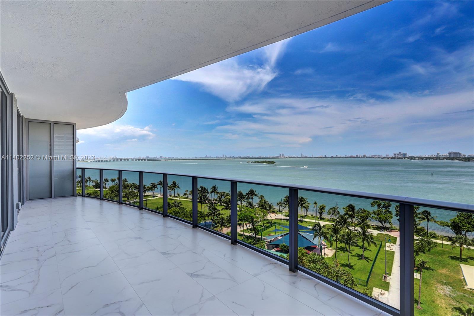 Amazing 2 Bed/2.5 Baths at luxurious Aria on the Bay; Unit features Stunning Calacata flooring throughout the whole living area and also in the expansive Balcony, where you can enjoy Direct Water views from every room, Open floor plan, Master bathroom with Shower and Separate Bathtub, Closets ready., Bring your Pickiest clients to experience the total Miami lifestyle. Aria on the Bay has resort style amenities like Club House, Conference areas, Sunrise and sunset Pool, Jacuzzi, BBQ Summer kitchen style, Spa, Spacious gym facilities, Movie theater, Game room, Club house for kids And in front beautiful Margaret Pace park, where you can also enjoy tennis, beach volleyball, weights, playground for kids, playground for Dogs, Basketball and Public MARINA!