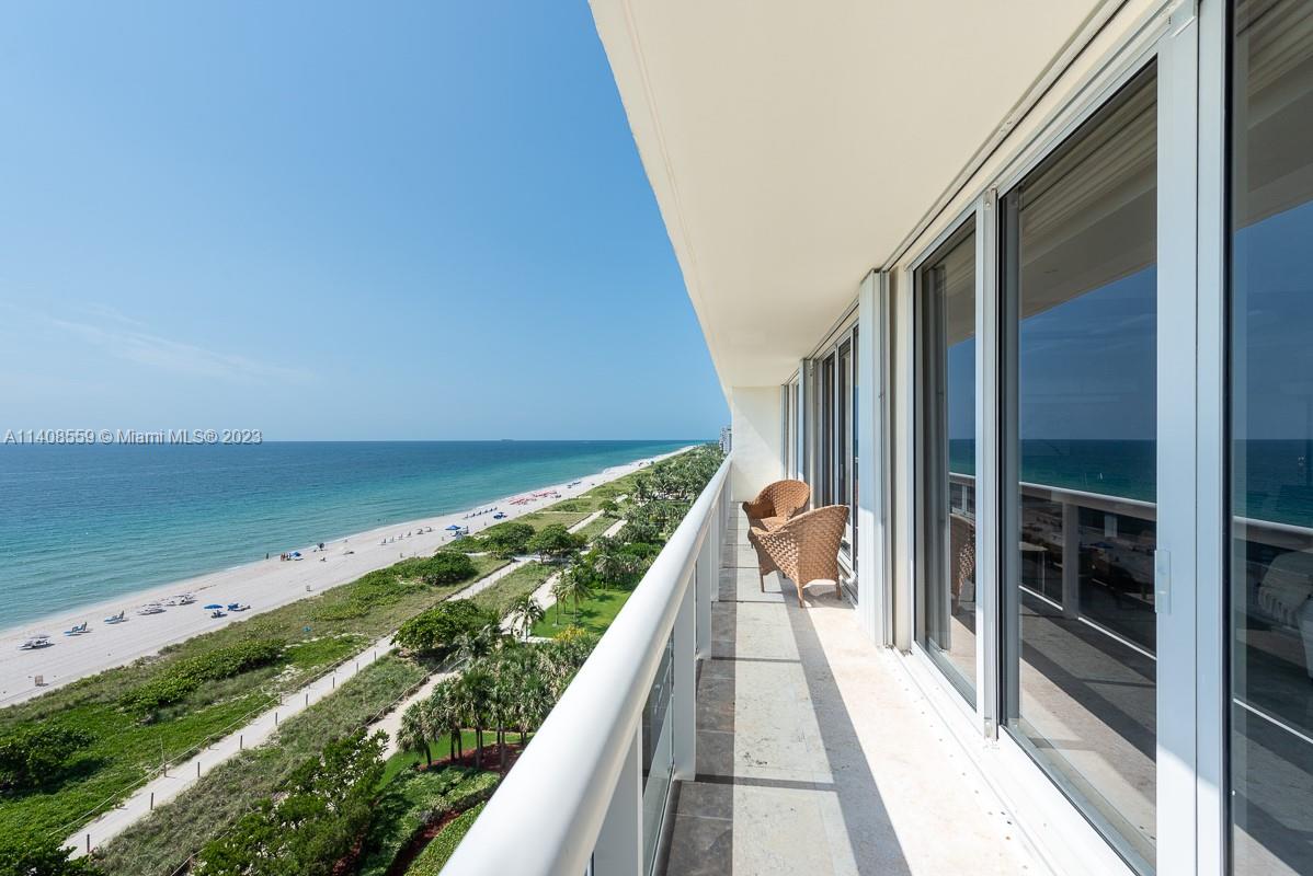 Spectacular 9th floor ocean front apt with breathtaking views of the ocean in Solimar Surfside. Upgraded kitchen with beautiful design, with ocean view too. Top of the line appliances. 
Unit is sold furnished EXCEPT for the 2 twin beds on 3rd bedroom. Strategically located a few steps from Bal Harbor Shops, houses of worship and great restaurants.