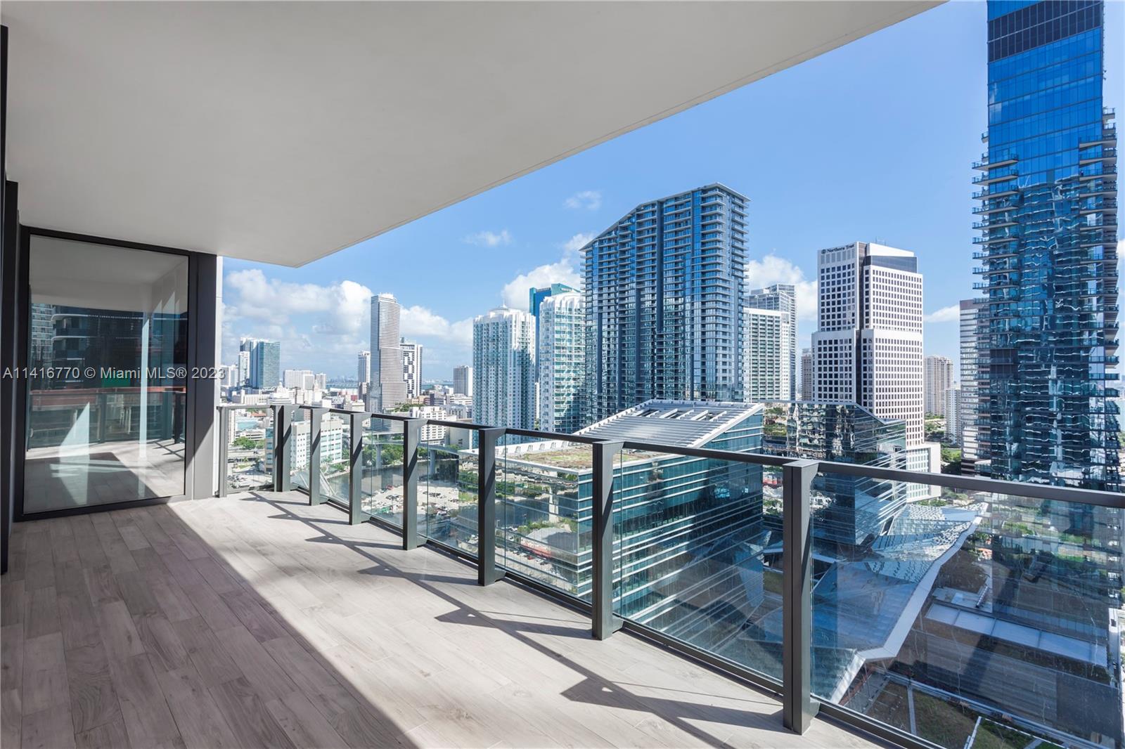 Enjoy Panoramic skyline views from this  South East corner apartment at Rise Brickell City Center. Rarely available corner, this 2bd/2bth unit,  has floor to ceiling windows in every room, Italian cabinets, Bosch appliances, walk-in closets & marble floors. Full service building, 24-hr concierge & all the amenities you could wish for! Live in the heart of Brickell and minutes from the airport, arts and entertainment district, Miami Beach, Coconut Grove and Key Biscayne.