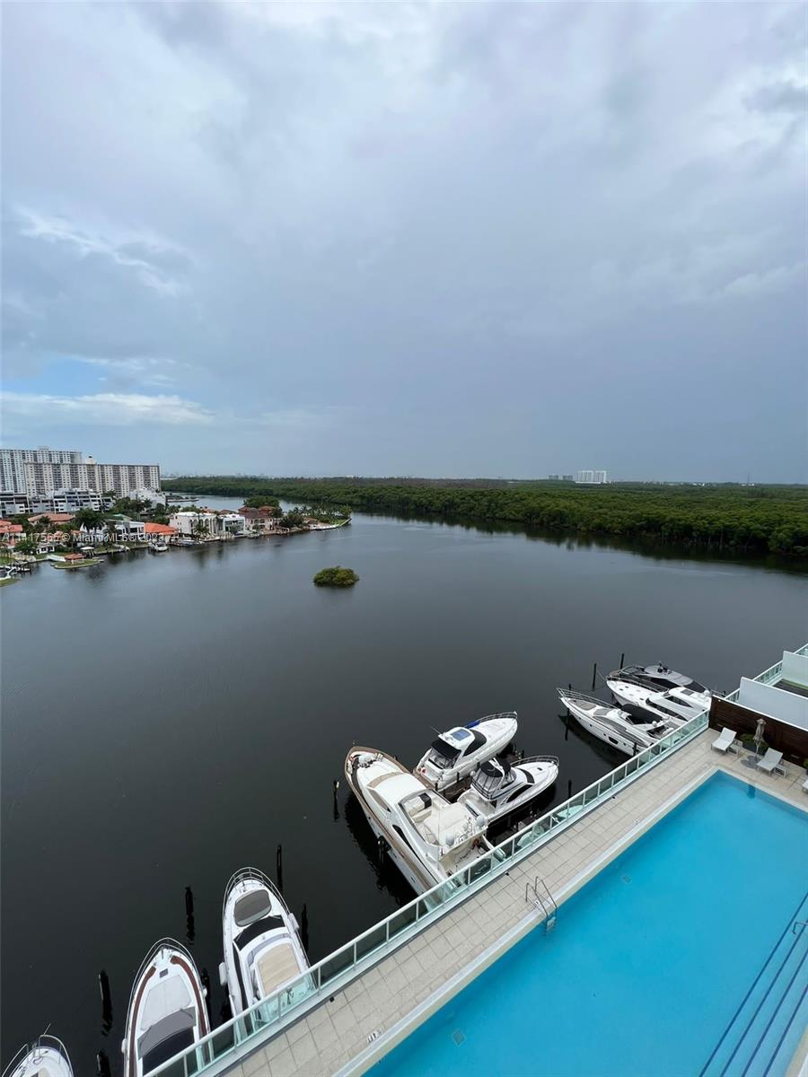 You can't miss this opportunity. Great unit for sale at 400 Sunny Isles. This is a 3/3 units which was greatly decorated by the owner. It is being sold furnished and ready to move in. This flow through, corner unit has views from every room. Amazing Intracoastal, park and ocean views. The building is located just a block from the beach and it has amazing amenities. Spa for him and her, saunas, beautiful pool, pool restaurant, tennis and fitness center. This offer includes a sought after storage room in the building's garage floor. One assigned parking and one valet.