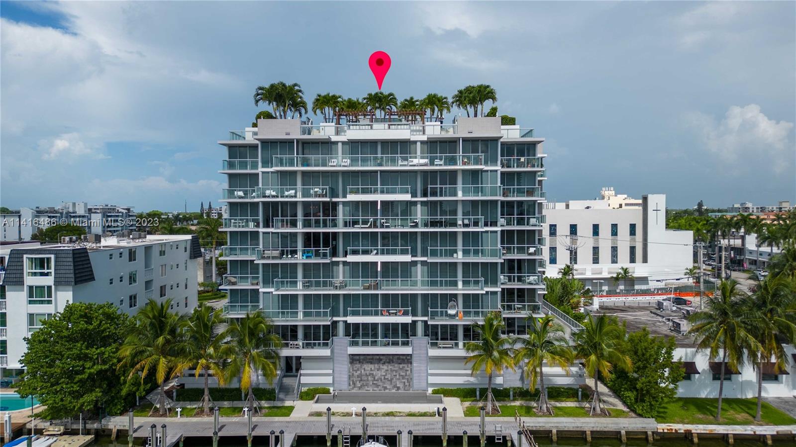 PRIME LOCATION!! Bijou is a boutique luxury building in a Prime location, within walking distance of the exclusive and renowned Bal Harbor Shops, Restaurants, and Tranquil Beaches. Fully furnished and professionally decorated unit with floor-to-ceiling glass hurricane impact windows, a very spacious 1 bedroom plus den converted to another suite and two full bathrooms with very bright and natural light, 9ft high ceilings, Subzero, Wolf & Eletrolux appliances, Mia Cuccina Kitchen, stone countertops, double sinks. Beautiful views of the Ocean, Biscayne Bay, and the city from the rooftop terrace, while relaxing by the pool, the common area includes relaxing social sitting. Marina is available for drop off and or rent, 2 valet parking spaces for the unit, 1 storage, 24-hour security.