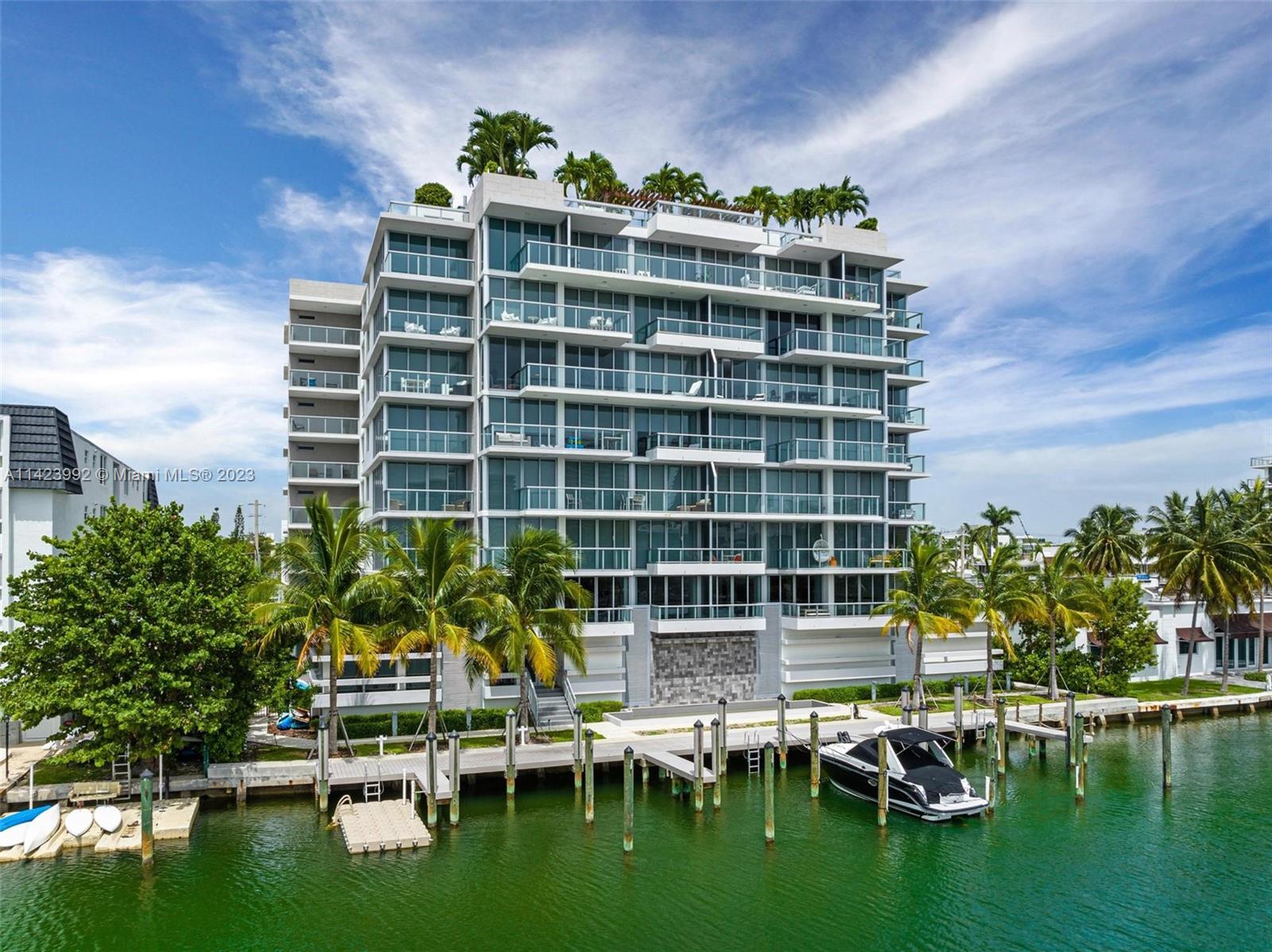 Welcome to this corner 2 bed 2 bath home at Bijou Bay Harbor, a waterfront new dev built in 2021. Unit features split floor plan with 9ft floor to ceiling windows with a lot of natural light, Italian designed MiaCucina kitchen, top of the line SubZero & Wolf appliances, & ample bedrooms. Primary bedroom has a walk-in closet with a dual vanity bathroom, while secondary bedroom also fits a king size bed. Unit comes with 2 assigned, covered garage spaces plus a storage. The building offers 24/7 security, a rooftop pool & lounge, gym, bayfront lounge, boat dock spaces with open water access, & more! Centrally located in desirable Bay Harbor within walking distance of restaurants, shops, A-Rated school, the beach, famous Bal Harbour Shops, and easy access to Miami Beach and Downtown. MOTIVATED!
