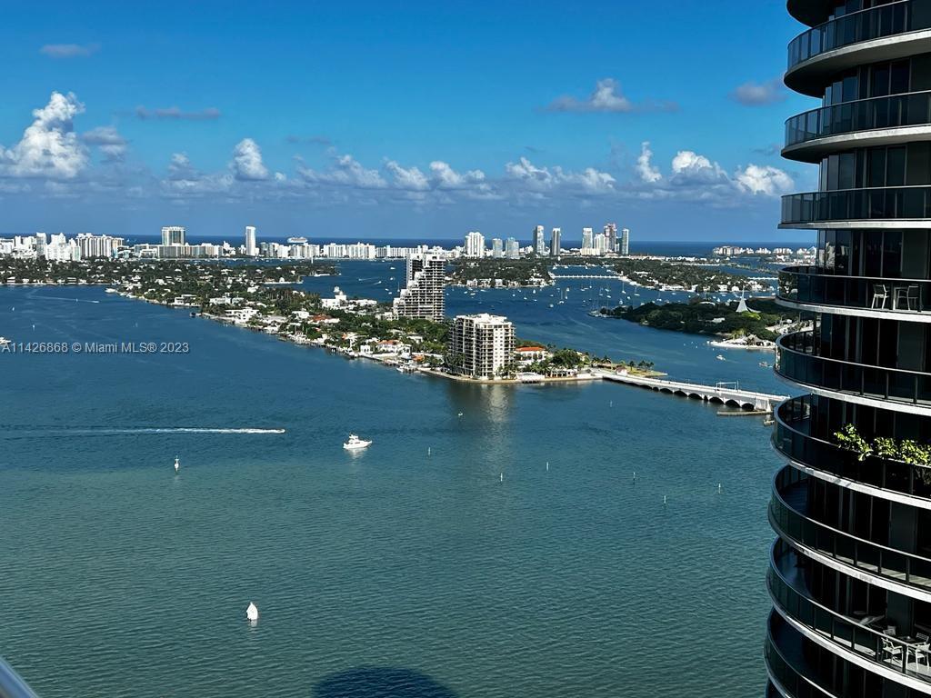 THIS 2/2 WITH 1,307 SF WITH LARGE BALCONY - VERY NICE PARTIAL BAY VIEWS TO BAY & MIAMI BEACH. MASTER BATHROOM WITH STAND UP SHOWER & JACUZZI BATHTUB, EACH BEDROOM WITH TWO LARGE CLOSETS - BUILDING W/24 HOURS SECURITY & VALET - GYM WITH BAY VIEW - EXCELLENT LOCATION ADJACENT WITH MARGARET PACE PARK W/ JOGGING PATH, CHILDREN'S PLAYGROUND, BASKETBALL, VOLLEYBALL &TENNIS COURT.  WALK DISTANCE TO SUPERMARKETS, RESTAURANTS, BANKS, DOWNTOWN, MIAMI ARENA, WYNWOOD, ADRIENNE ARSHT CENTER FOR THE PERFORMING ARTS. CLOSE TO METRO MOVER STATION - FAST ACCESS TO I 95 & MIAMI BEACH. CABLE & INTERNET INCLUDE. UNIT WILL BE READY FOR MOVE IN ON SEPTEMBER 1ST.