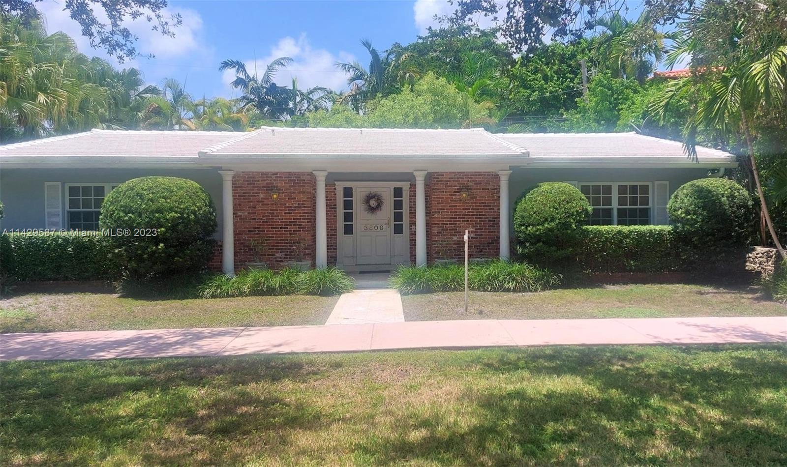 For Sale on one of Coral Gables “The City Beautiful”  most desired streets. 3 large bedrooms and 2 full bathrooms with over 2,000 square feet living area. Plus 1/2 bathroom located in garage. Newly restored Terrazzo Floors throughout.  This corner home sits on a +-7,725 square foot lot. Two car detached garage. New AC unit. Move in today and update tomorrow. A stunning property located in the heart of the city of Coral Gables, within walking distance to historic Biltmore Hotel & Golf Course. Whether you choose to embrace its timeless appeal or infuse it with your personal touch. With its vintage charm, prime location, and ample living space, this property offers a unique opportunity to create the home of your dreams.  Ready to show, call listing agent.