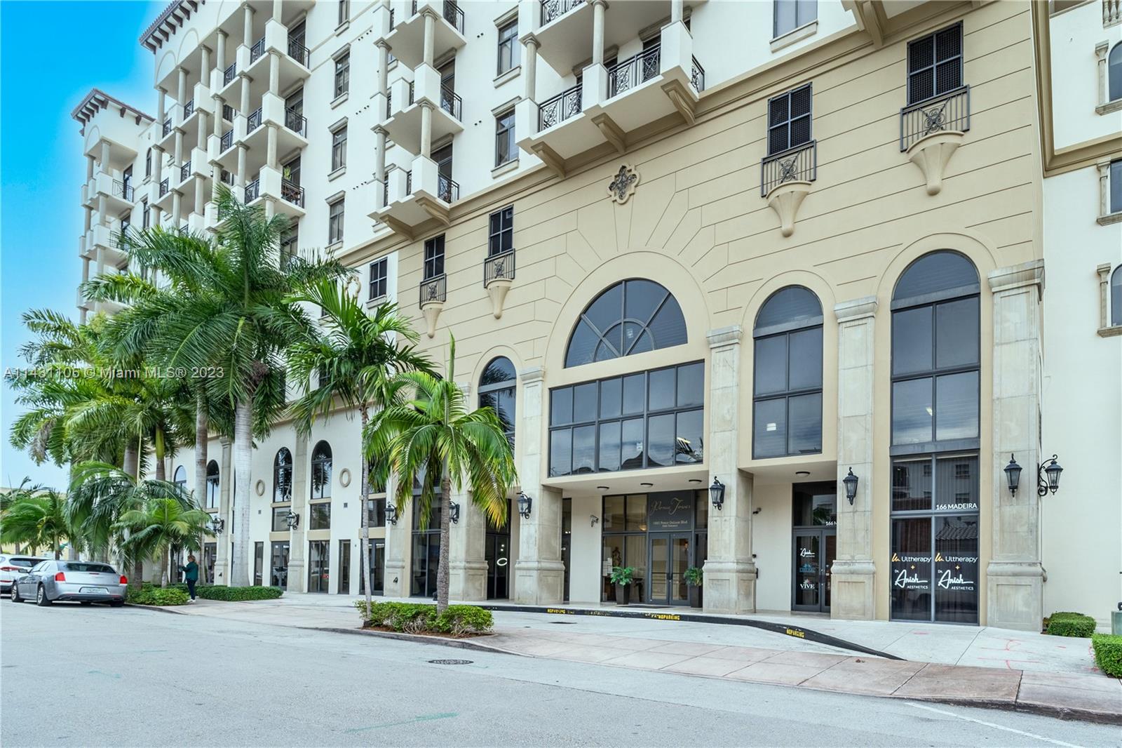 Exquisite condo in the heart of Coral Gables! This stunning 3-bed, 2.5-bath residence boasts luxurious features, including a private and secure elevator entrance, rare in Coral Gables. With over 1700 sq ft of living space and 12-foot ceilings, all rooms are bathed in natural light. Enjoy three balconies with breathtaking unobstructed views of glorious sunsets. The master bedroom is a true retreat with a luxurious bath and a private balcony. Two parking spaces and 24-hour security add convenience and safety. Enjoy a private pool, gym, and club room in the building, Embrace European Spanish-style architecture, elegance, and charm. The central location offers easy access to restaurants and entertainment. A Coral Gables gem with the perfect blend of luxury, convenience, and captivating views