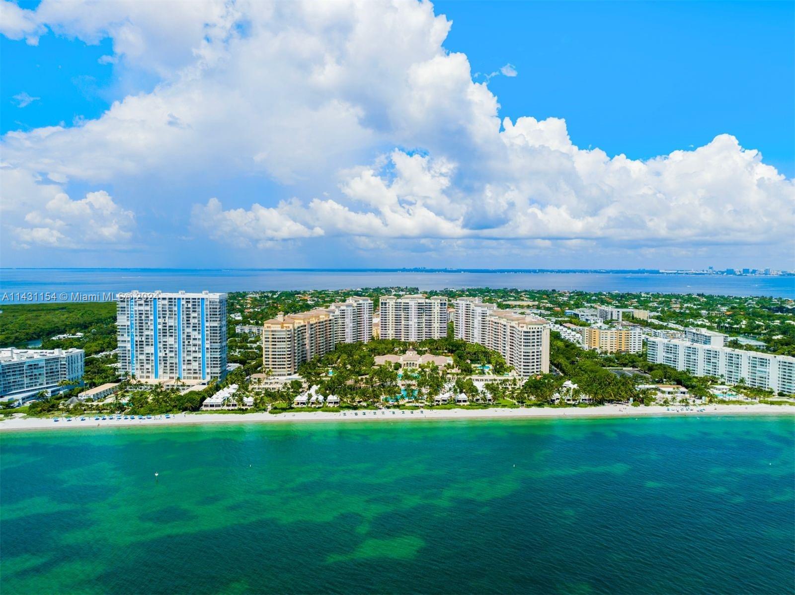 Exquisite Condominium  in the highly sought-after World-Class Tropical Paradise  Ocean Club on Key Biscayne. Easy access to parks, trails,  Miami, Coconut Grove &  Brickell Avenue. Enjoy splendid panoramic Views from this spacious 15th. floor gem on the Atlantic Ocean, Biscayne Bay, and glorious beaches. 3 Bedrooms each a suite with impact glass doors leading to its own grand balcony.  4/1 Baths,  Elegant Marble Floors, Private Elevator, Secured Foyer, Walk in closets.  Maid's room w/bath. Decorator  appointed & finished in utmost elegance. Storage & accordion storm shutters.  An Unparalleled Private Community with Beach Access, Pools, Tennis Courts, Spa,  Fitness Center, Playgrounds, Beach-side Bars & Restaurants. 24-Hour Security Protection, Valet Parking, Dedicated Front Desk. Indulge!