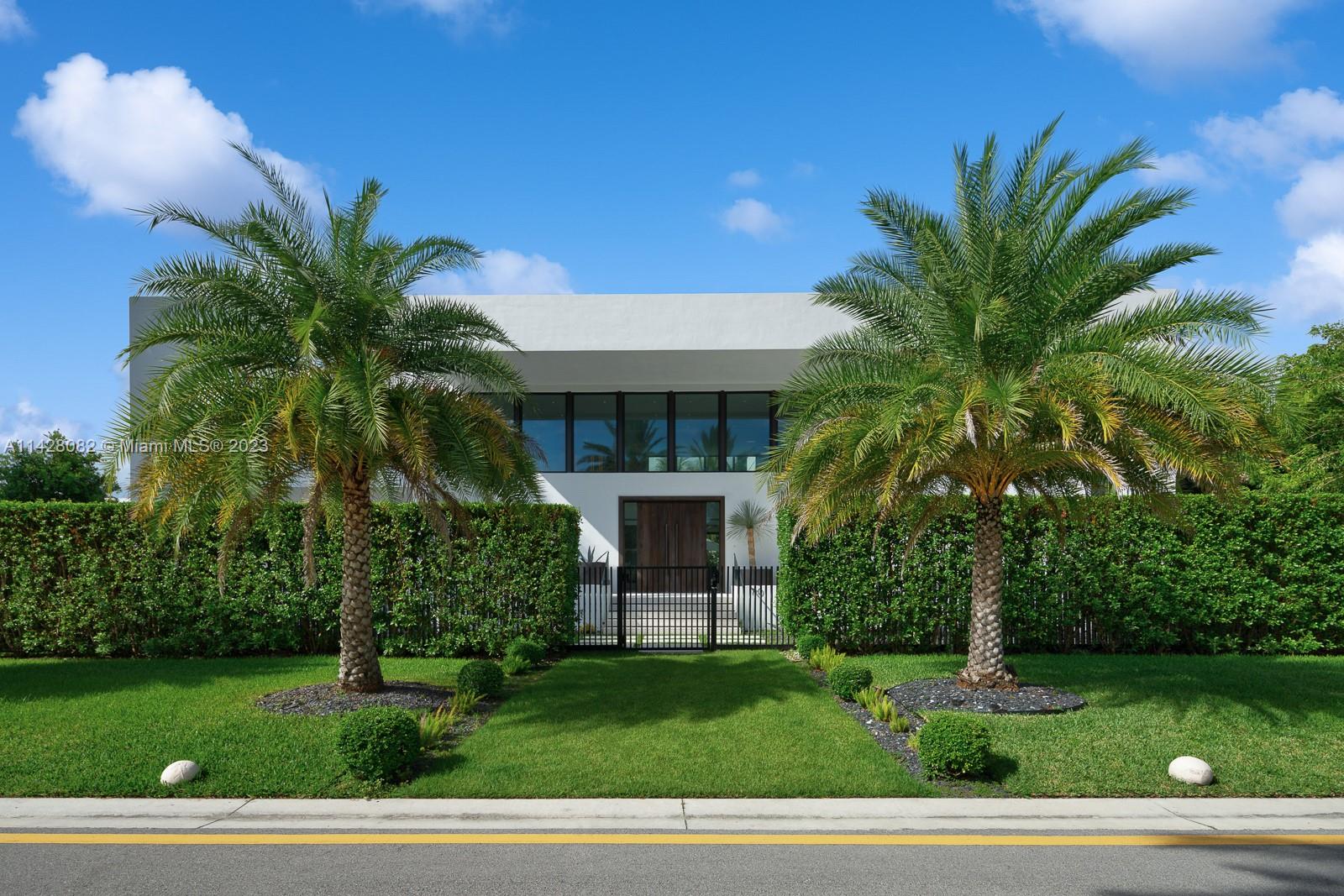 Exquisite oasis nestled in Miami Beach's prestigious Hibiscus Island on an oversized lot. This home has an open-concept layout with 22FT ceilings, high-end finishes, wine cellar, & grand living area for relaxation & entertainment. A chef-inspired kitchen features Wolf & Miele appliances & custom cabinetry. The master suite comes with a spa-like en-suite bathroom, a soaking tub & walk-in shower. The backyard provides a serene backdrop for outdoor gatherings with the pool & spa offering a refreshing haven for relaxation & recreation. Centrally located allowing easy access to a vibrant cultural scene, only 10 min. to the Miami Heat arena, Design District, & world-class shopping & dining. Contact us today to schedule a private tour & make this pristine home your very own slice of paradise.
