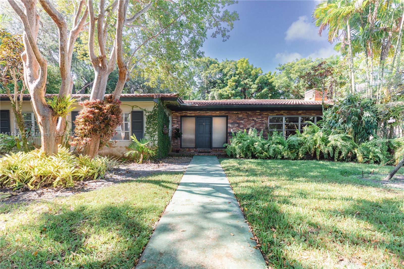 A unique opportunity to create your dream home in the desirable Coral Gables neighborhood. This spacious 2,605 sq ft, 3 bedrooms, 2 bathrooms home, sits on a sizable 10,500 sq ft lot. The house is bright, with spacious living areas and Caico tile floors. The ample size kitchen includes wood cabinets and a breakfast area with backyard views. Bring your designer and settle in this lush community, located near top-rated schools, excellent restaurants, upscale shopping destinations and an array of recreational activities.