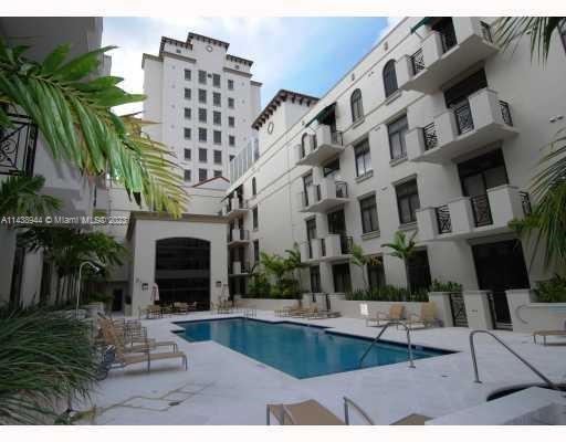 Beautiful 1 Bed / 1 Bath unit in Ponce Tower located at the heart of Coral Gables. Marble floors in bat and kitchen, 1 assigned parking space, washer/dryer in unit, laminate waterproof wood flooring throughout, stainless steel appliances, balcony overlooking pool. A MUST-SEE!! Tenant occupied until October 31, 2023.