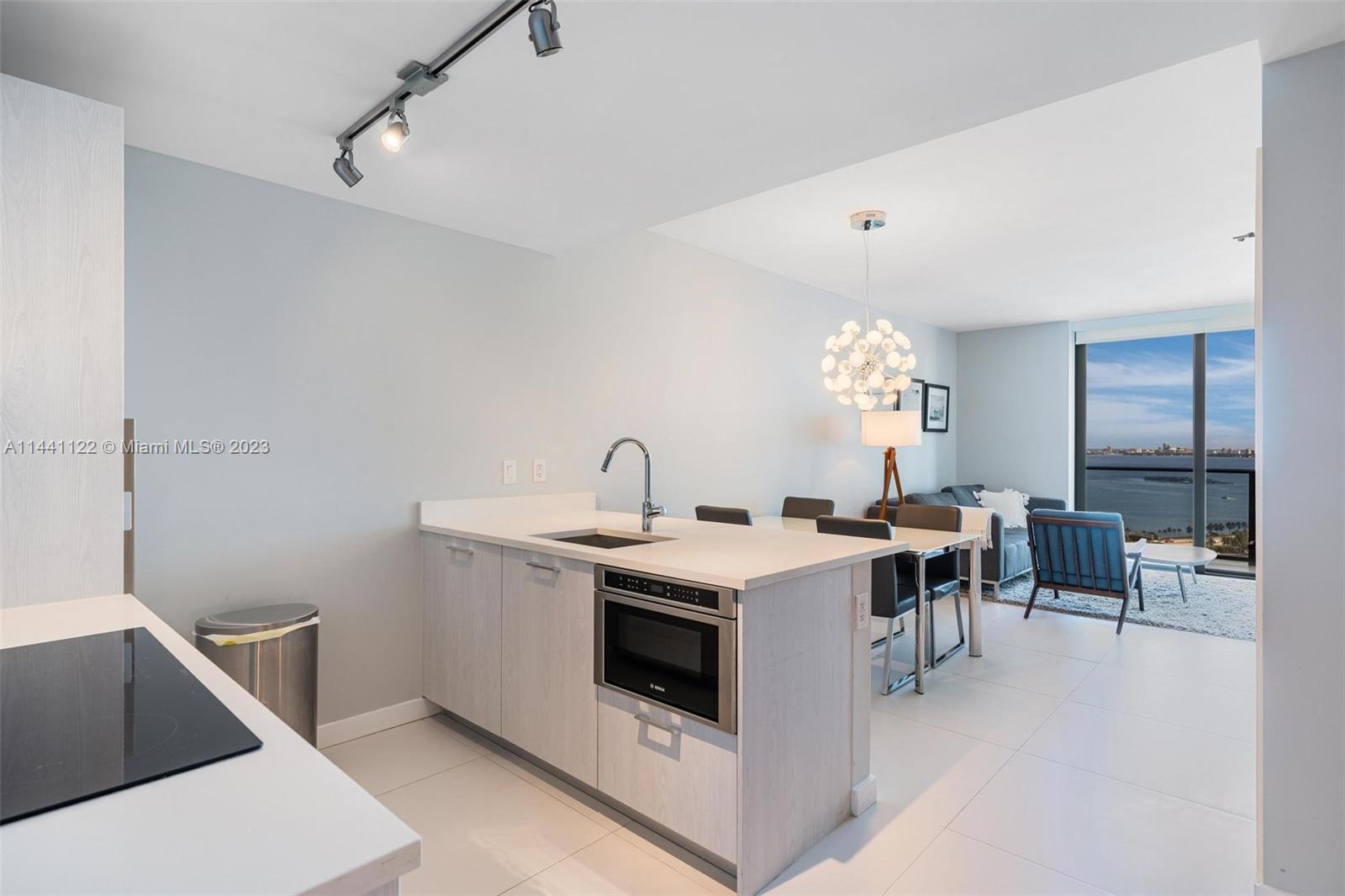 Beautiful fully furnished one bedroom condo with direct unobstructed views of the bay and Miami Beach skyline. Paraiso Bayviews is centrally located in the Edgewater neighborhood, just minutes away from the Design District, Wynnwood, Miami Beach and 15 min ride to Miami International Airport. Ultramodern building offers resort style amenities including roof top pool, luxury health spa with sauna, steam room, club room, gym, tennis courts, basketball courts, theater, and a main pool deck with hot tubs and summer kitchens.