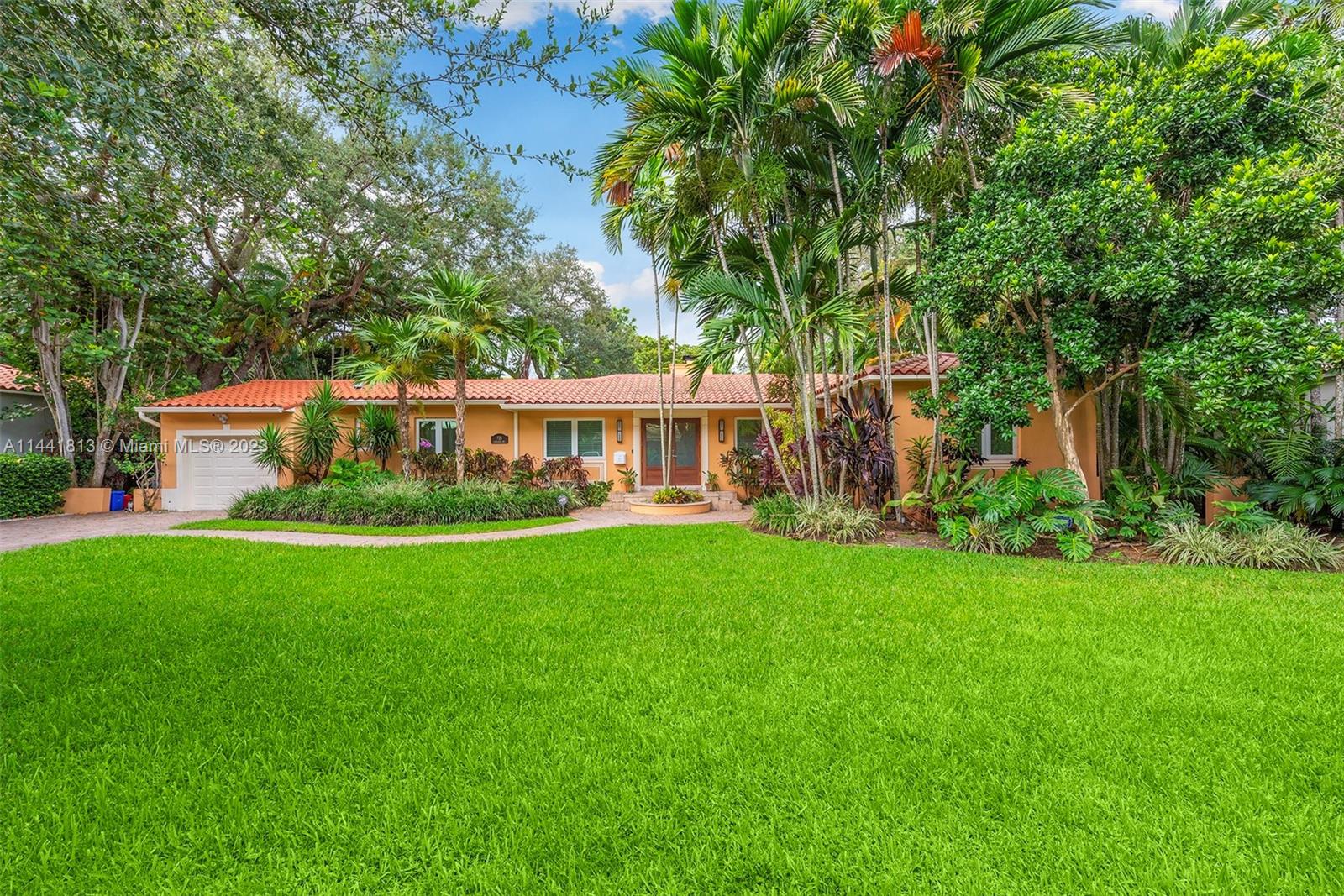 Indulge in the elegant charm of this beautiful 4 bedroom 3 bath home in the Heart of Coral Gables! This is a true tropical oasis, completely renovated, all impact windows and doors, new roof, beautiful kitchen with top of the line appliances, bonus room for a home office or den. Stunning resort style outdoor living with sparkling pool, brand new deck, gorgeous pergola canopy for all your entertainment needs. Walking distance to Miracle Mile with world class dining, shopping and entertainment. Welcome Home!