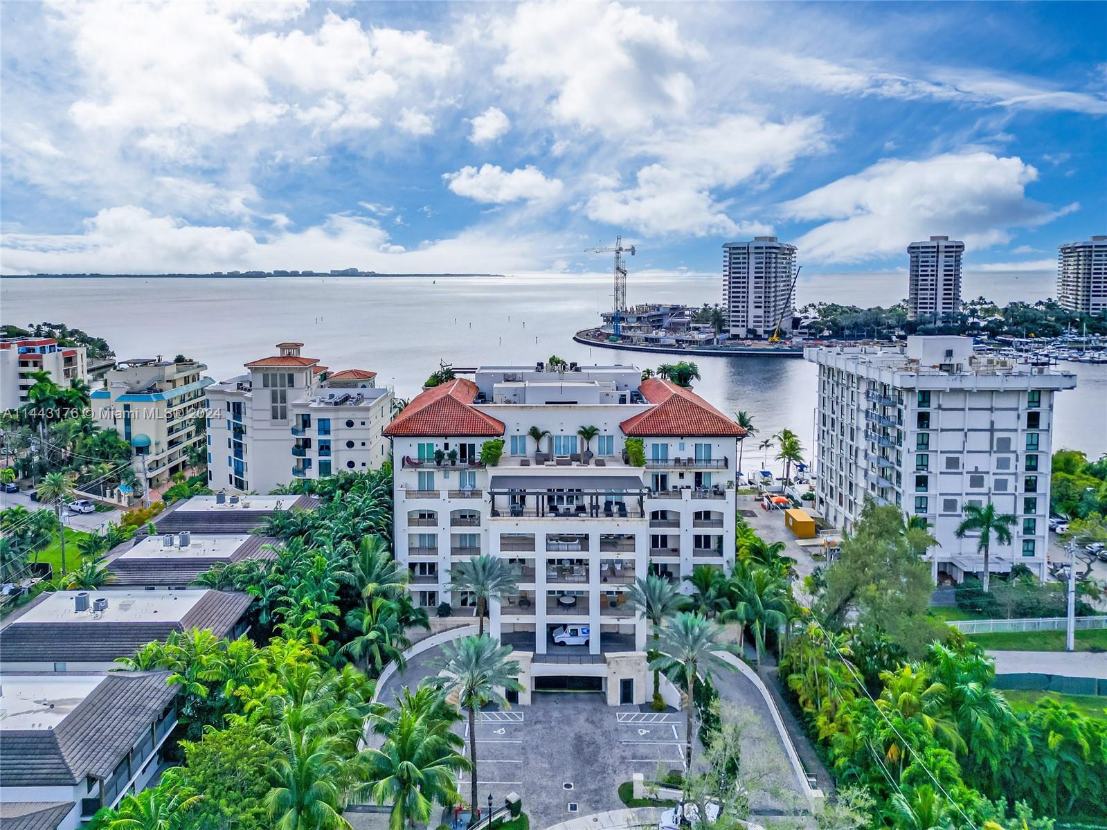 Private boutique building, unique unit w/spectacular water views of Biscayne Bay, total 18 private units in heart of Coconut Grove known as Residences at Vizcaya. Only unit for sale w/ boat slip included. Exclusive residence located on 2nd floor offers 4 bedrooms & 5.5 bathrooms, private elevator, foyer, open floor plan w/ high ceilings, European style kitchen, marble & dark wood floors throughout, family room, laundry room, spacious terrace w/ summer kitchen built in BBQ, one of the only units that features own private heated pool overlooking the bay.Covered parking garage -2 parking spaces &2 car lifts. 24 HR concierge, private marina, community lap pool, small gym. Pet friendly. Steele Mini park directly downstairs. Walkability & bike trails nearby. Next to HCA Mercy Hospital.