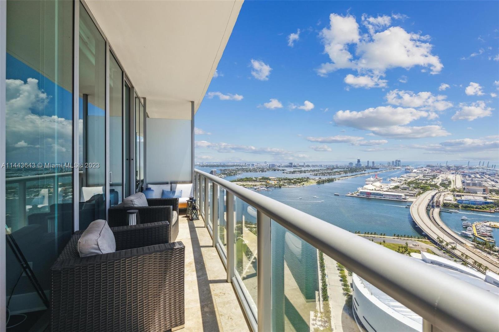 The best deal for the 2 bedroom in the building. Enjoy front row seats to Miami’s fireworks display every 4th of July & New Year’s. The perfect view to entertain all your friends. The unit boasts 10foot ceilings, 2bed/2 bath, bidet in master bath, electric shades, beautiful wood floors & more. This luxury building offers 24hr security, 2 swimming pools, mini golf, bbq area, beach volleyball court, jacuzzi, plunge pool, gym, business center, party room, mini market & 24/hr CVS on ground floor. Location is central & only minutes to South Beach, Brickell and Edgewater, design district, Miami airport. Only 1 block away from Miami World Center(Downtown’s future shopping district). This is the BEST neighborhood to invest in. Tenant occupied until 03/2024, 24hr notice required.