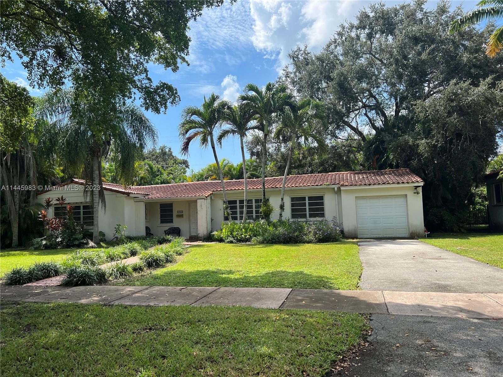 Coral Gables Riviera pool home on at 10000 sq. ft. lot offers living and dining areas, family room and three bedroom two bathrooms ready to be renovated and/or expanded to become your dream home in this great quiet location of a tree lined San Remo Ave near Sunset Elementary with great potential for an investor or as a primary residence to be tastefully renovated. Easy to show by appointment with listing agent.