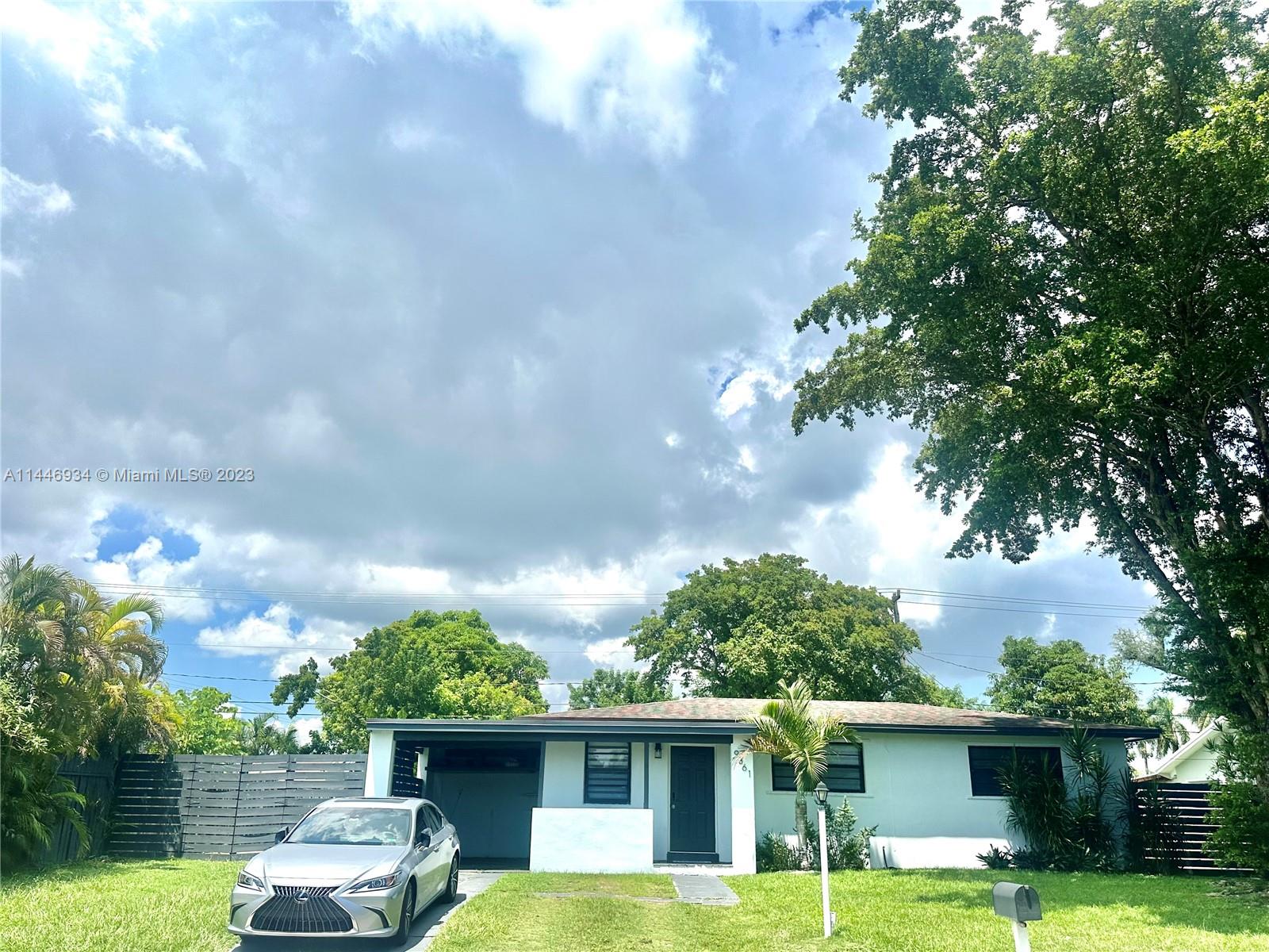 A wonderful opportunity to own a beautiful house with a pool, 3 beds/ 2 baths. Property has an open floor plan for the kitchen-living-dining room, and a great room that can be used as a TV/Game Room. Front carport and great backyard with pool.  This kitchen has all stainless-steel appliances and white quartz countertops. The property also features recessed lighting in living-dining and tv room, new Nest thermostat, tankless water heater and pool cleaning tools and chorine tanks, adjustable pool lounge chairs.  The roof and A/C are only a couple of years old. Property is located in the recently incorporated Cutler Bay, close to the Government Center, Cutler Bay High Schools, and Elementary School and only 3 miles from Black Point Marina. This is the perfect house for 1st time home buyers!