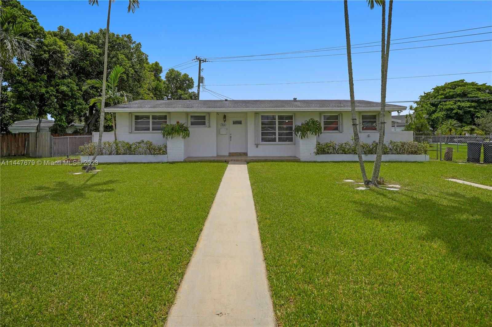 **Seller offers 10K credit for closing costs for a full price offer**Welcome to your new home nestled at the end of serene 186th Street in Cutler Bay; a highly desirable, family-oriented, Miami neighborhood with NO HOA. This wonderful location is very close to US1, shops, markets, entertainment & great schools. This enchanting 4 bedroom, 2 bathroom residence is move-in-ready; offering potential to remodel at your own pace & add your personal touch of Miami style. This property features a large kitchen area, 3 spacious bedrooms plus a larger main bedroom with private entrance which could serve as in-law quarters or for extra income. The huge 9,000 SqFt corner lot is perfect for a pool with extra room for your RV or boat. Seize this incredible opportunity now to own this home in Miami.