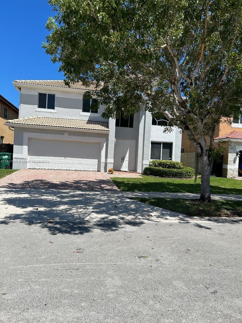 Lovely,  beautiful  and spacious Lake front home which consists of  5 bedrooms and  3 full bath of which 1 bedroom and 1 bathroom with tub is on first floor. Plus a Loft at top of stairs. Covered patio facing beautiful Lake front. Freshly painted. First floor fully tiled  and wooden floors on second floor and stairs.  Master bathroom has double sinks, Roman tub and separate Shower. Huge Master closet.  Living room with Volume Ceiling opens to formal dining room and covered patio. Landlord maintains Lawn. 2 cars garage with Auto opener.  Kitchen opens into family room.  Fully fenced back yard.