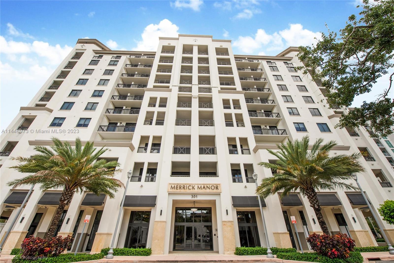 Welcome to the Luxurious Merrick Manor in the heart of Coral Gables - a trendy and walkable area minutes from upscale shopping, fine dining, near Merrick Park.

This beautiful, modern unit offers an open concept living area, 2 bedrooms, 2 1/2 bathrooms with large balconies, a gourmet kitchen and high ceilings, walk-in closets, Bosch appliances, white Quartz countertops.

Full service building with valet, a fitness center, conference room, business center and gathering room. Pool area includes a BBQ section with dining tables and chairs.  Pet friendly building. Close to top rated schools, shops and restaurants.  Minutes away from Miracle Mile, University of Miami and Biltmore Hotel and Golf. 24 hours concierge.  Don’t miss this opportunity. 

Contact me now to schedule your tour!