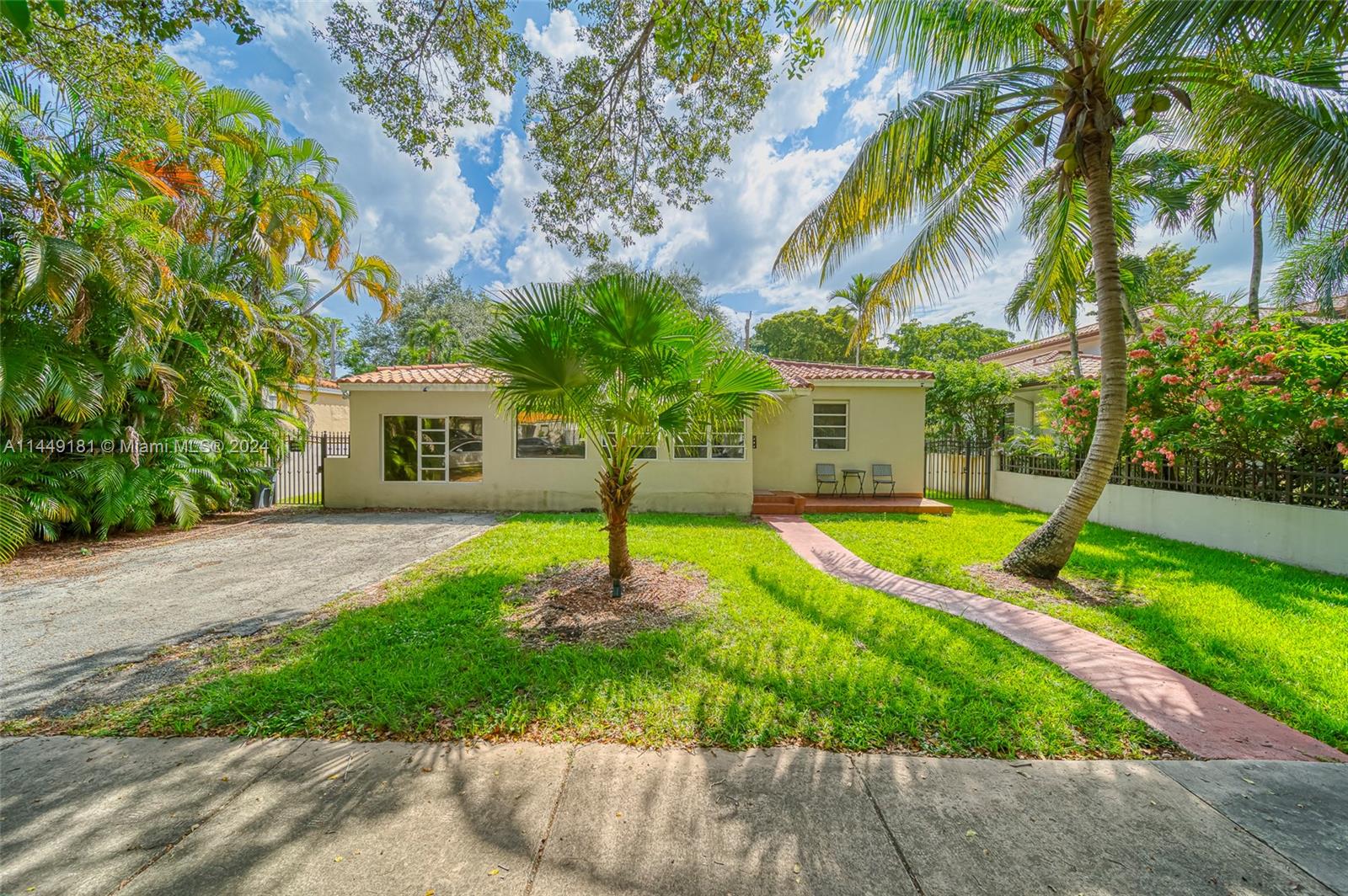 This charming Coral Gables residence, featuring 3 bedrooms and 2 bathrooms, is located on a serene tree-lined street just one block west of the esteemed Granada Blvd. Included in this offering are architectural plans for an approximately 1000 sqft addition. Whether you want to move in as is or design your dream home, this single-family property offers flexibility. The private fenced backyard is perfect for outdoor gatherings and potential pool installation. Additionally, its proximity to Downtown Coral Gables, the Miracle Mile, Biltmore and Granada golf courses, pet-friendly areas, dog parks, tennis courts, upscale boutiques, cafes, entertainment venues, and fine dining establishments make this location truly exceptional!