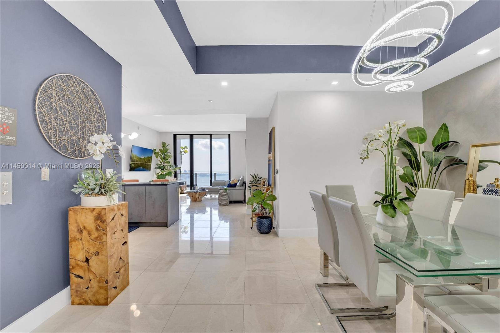Luxurious 2-Bed + Den, 3-Bath Condo with Private Elevator and Breathtaking Bay Views at 1010 Brickell.

Experience the epitome of luxury in the best line in the building, offering sweeping views of the bay from all rooms.
Step into your private elevator and arrive at your oasis in the sky with expansive windows, plenty of natural light, located below penthouse level with the higher ceilings of the 47th floor.

1010 Brickell is one of the best amenities oriented building, from its one of a kind gym, indoor pool and spa, rooftop sky pool lounge, basketball court and outdoor movie theatre to name a few.

Unit comes with 1 parking spot, free valet for residents, and is currently rented for a record $7,000/m making it an excellent return for investors too. 
Furniture available for sale.
