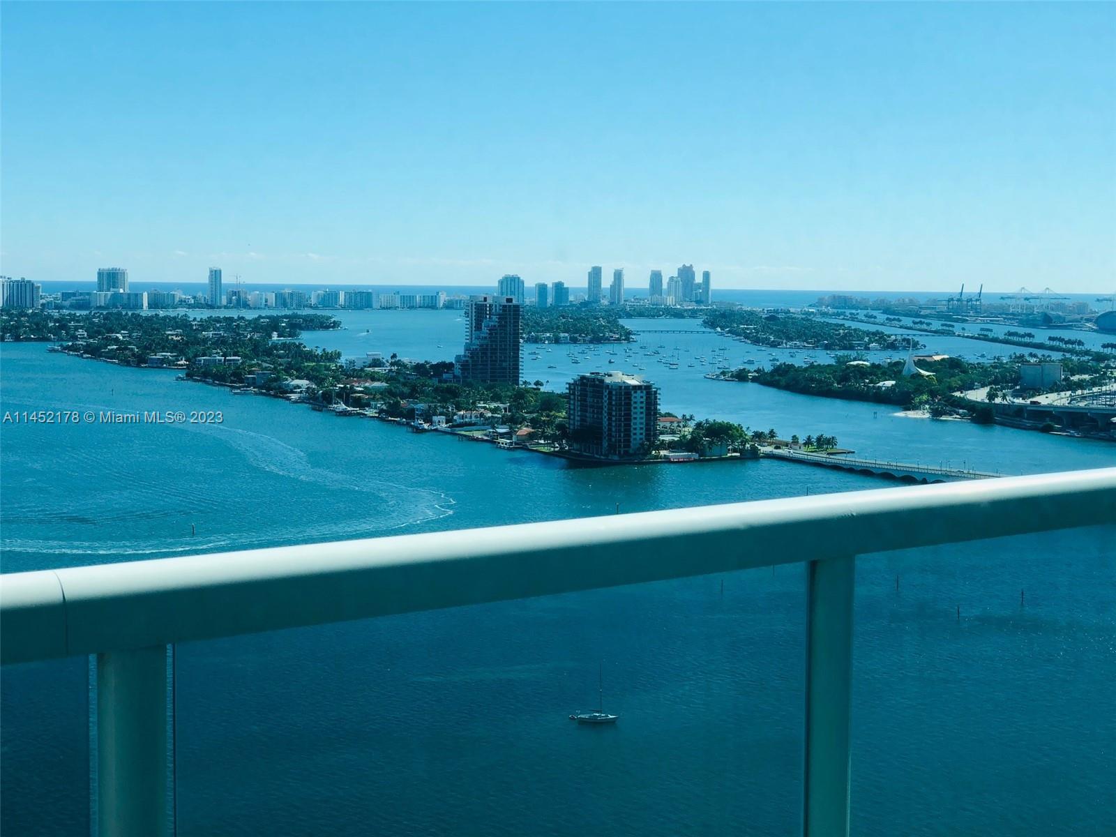 SPECTACULAR 2/2 W/1154SQFT OF AC SPACE + 232SQFT IN TER W/DIRECT BAY VIEWS.OPEN KITCHEN.MARBLE FLOORS.SPLIT BEDROOMS.CORNER UNIT.FLOOR-TO-CEILING WINDOWS.CABLE,INTERNET,WATER & 1 PARKING SPACE INCLUDED IN RENT (MORE AVALIABLE FOR +).FULL SERVICE BUILDING W/VALET,DOORMAN, CONCIERGE, POOL ATTENDANT,IN -HOUSE MANAGEMENT,SKY LOBBY, SOCIAL ROOM, HEATED POOL, JACUZZI,PLAY ROOM W/POOL TABLE AND SO MUCH MORE.WALK TO MARGARET PACE PARK CAFES, NIGHTLIFE BANKS, SHOPS & PUBLIX.FULL AMENITIES BUILDING.2 BLOCKS TO PEOPLE MOVER. 5 MINUTES TO SOUTH BEACH, DOWNTOWN MIAMI, THE DESIGN DISTRICT, MIDTOWN,WYNWOOD & EASY ACCESS TO ALL MAJOR HIGHWAYS.EASY TO SHOW.