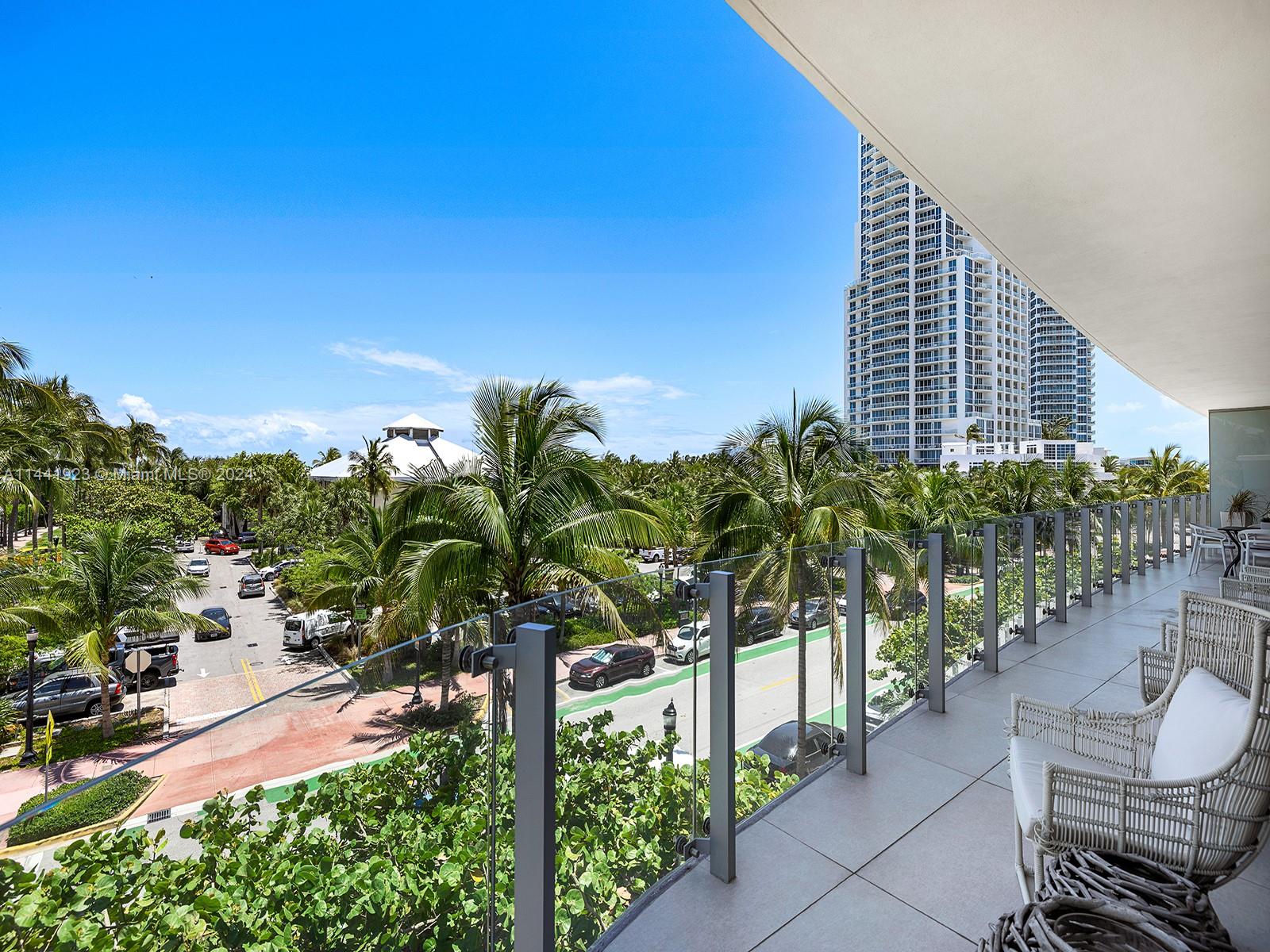 Welcome to One Ocean, a boutique building by renowned architect Enrique Norten in the heart of Miami Beach’s South-of-Fifth neighborhood. Private elevator entry leads directly to the 3,041 sqft. residence with a flow-through floorplan offering 4 bedrooms and 4 and a half baths. This turn-key corner residence in the North Tower features sweeping views in three directions overlooking Ocean Drive with a spacious wraparound balcony. Top-of-the-line Wolf and SubZero appliances, floor-to-ceiling energy-efficient windows, and a variety of eye-catching wall treatments. The building provides a wide array of amenities for residents, including a valet, concierge, 24-hour doorman, fitness center, spa, serviced pool, garden breezeway, and attended beach service.