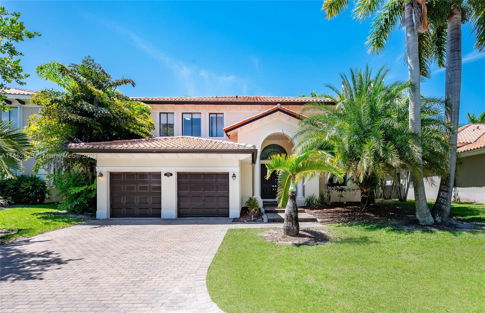 Welcome to paradise living. This sought out Cutler Cay home is ready to move in. This 5 Bedroom 4 Bathroom home has the same modern tile throughout, a large wrap around balcony throughout the second floor and an oversized 2 car garage. The windows and sliding glass doors provide for lots of natural light. Cutler Cay's amenities include a gym, pool, jacuzzi, and patio area. Come see and be sure to fall in love. Please note that all windows and doors will be upgraded to Impact before closing. Easy to Show. Can be available Furnished