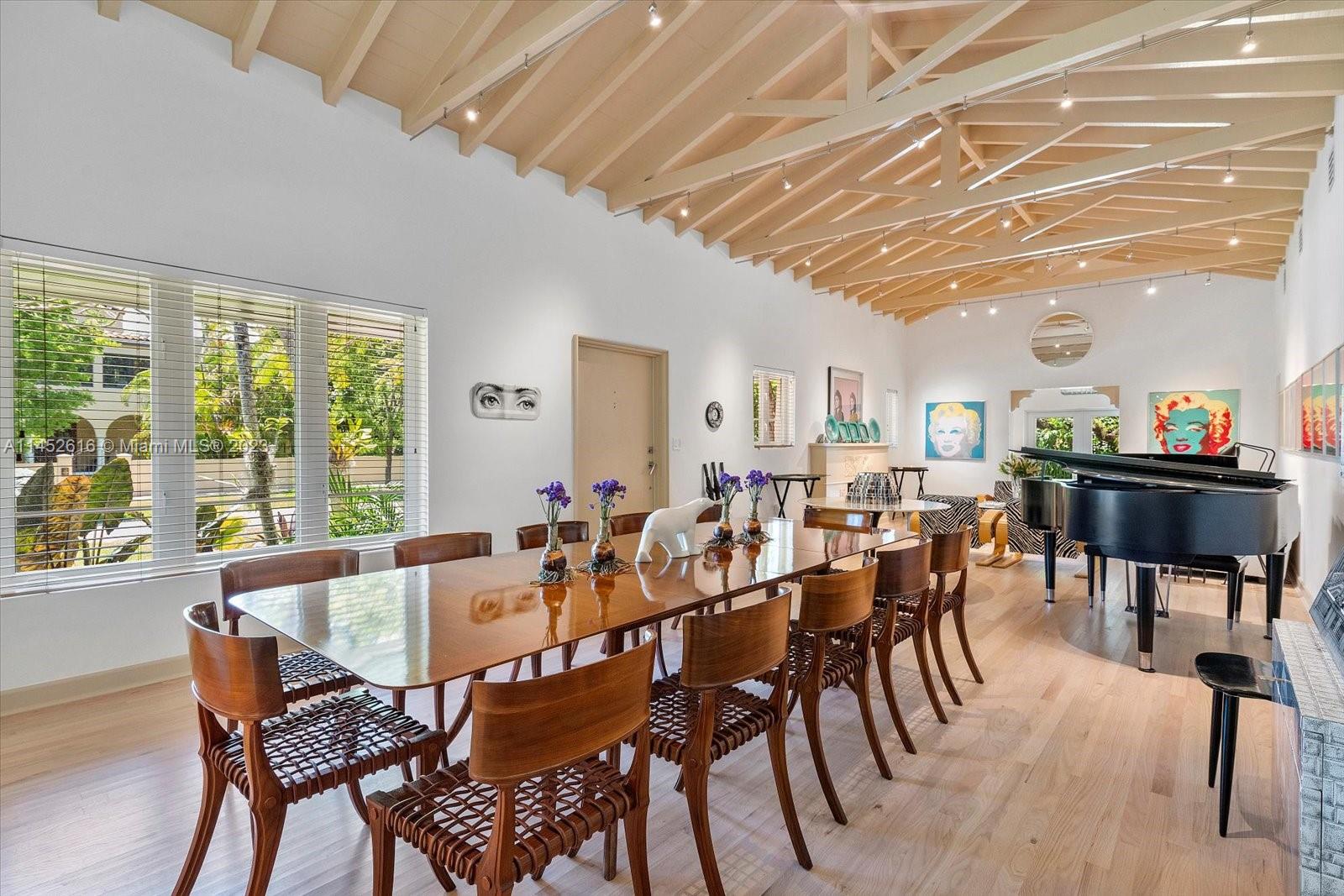 Coral Gables fully renovated historic home in sought-after location. A must-see single-story home on oversized corner lot just a short walk to Granada Golf Course. Home has 5 Bdrms with 4 Baths and huge Great Room with open trusses, Solarium/Library, Kitchen with Sitting area, Family / Media Room, Laundry Room, and 2-car Garage. Two large exterior Terraces, off-street Parking, new Impact windows & French doors. Room for a Pool. Abundant natural lighting enhanced by adjustable LED lighting. Red Oak tongue & groove hardwood planks throughout, Snaidero cabinets, Miele appliances, Kohler fixtures, and granite countertops. Easy access to MIA Airport, Miracle Mile, U of Miami, and many local landmarks. Recently featured on the Coral Gables Tour of Kitchens. Priced to sell, easy to show.