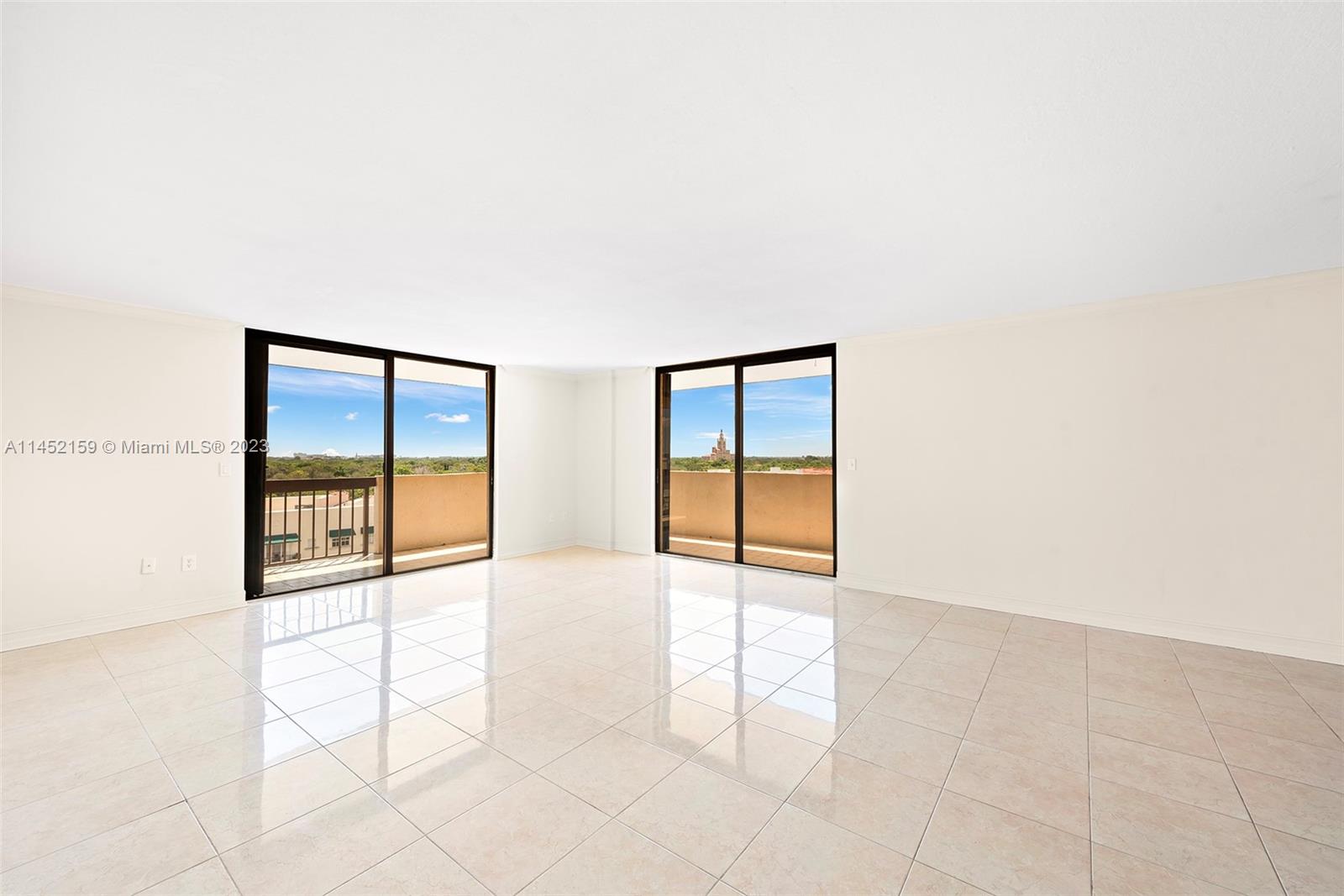 Opportunity knocks! In the heart of Coral Gables this rarely available and highly desired corner unit in Biltmore II is the perfect combination of location, convenience, privacy, and extensive amenities. Floor to ceiling windows/doors throughout bathe the entire unit in natural light and give way to sweeping views of the city. A large wrap around balcony just off a generous great room is the perfect way to enjoy direct views of the famous Biltmore Hotel. This building has it all-24 hr doorman+concierge, large pool, gym, billiard room, on-site management, 2 side by side assigned parking spots, extra storage space, gorgeous atrium lobby w/ glass elevators, walk to everything the Gables has to offer. Ready to move in or add your own touch and enhance the value even more!