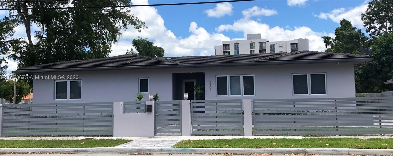 BEAUTIFUL SINGLE FAMILY HOME LOCATED ON A CORNER LOT IN THE ROADS! HIGHLY DESIRABLE AREA. THE HOME FEATURES: NEW ROOF, IMPACT WINDOWS & DOORS THROUGHOUT, TOTALLY REMODELED HOME WITH QUARTZ COUNTER-TOP, S/S APPLIANCES, PORCELAIN TILES FLOORS., WASHER/DRYER + HOME HAS
ELECTRONICS GATES WITH PLENTY OF PARKING. MINUTES FROM CORAL GABLES, KEY BISCAYNE, BRICKELL AVE, DOWNTOWN, I-95 & LESS THAN 30 MINUTES FROM MIAMI INTERNATIONAL AIRPORT. PARKS ALL AROUND (TRIANGLE, SIMPSON & ALICE WAINWRIGHT). THIS HOME IS BEING UTILIZED AND MAXIMIZED FOR POTENTIAL
AS AN ALF (ASSISTED LIVING FACILITY). AS AN ALF IT BOASTS 6 LUXURY BED UNITS FOR RESIDENTS. CASH FLOW & PRICE APPRECIATION WITH THIS INVESTMENT!