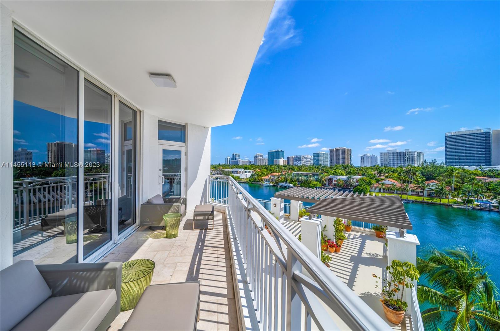 Discover this exceptional residence in the heart of Bay Harbor Island, offering a truly unique living experience. This fully renovated unit with a private elevator takes you right into your unit, boasts three bedrooms, 2.5 baths, and captivating water vistas from its expansive balconies. Enjoy the spacious, open floor plan with soaring ceilings and abundant natural light pouring in through large windows. The bedrooms and bathrooms have been tastefully updated, and the kitchen is a chef's dream. A stunning family room adds to the appeal of this home. Just a short drive from Bal Harbour shops and beautiful beaches, this unit includes two parking spaces and a generous storage room, ensuring convenience and practicality for discerning buyers.