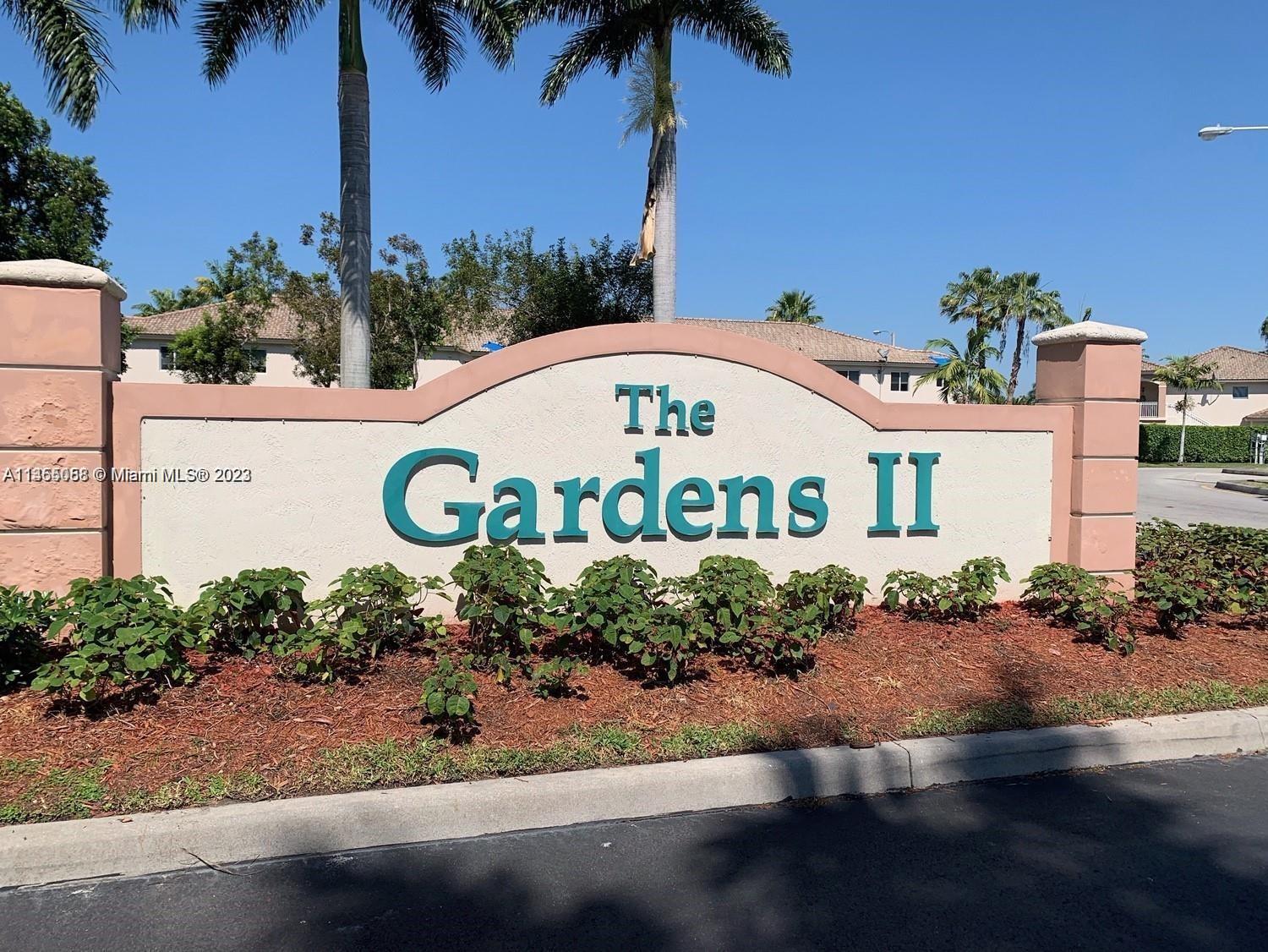 Great apartment in a well-kept gated community of Venetia Gardens. First floor!!! Title floors throughout, washer/dryer inside the property. Recently painted. Excellent condition. Ready to move. EASY SHOWING on lock box.