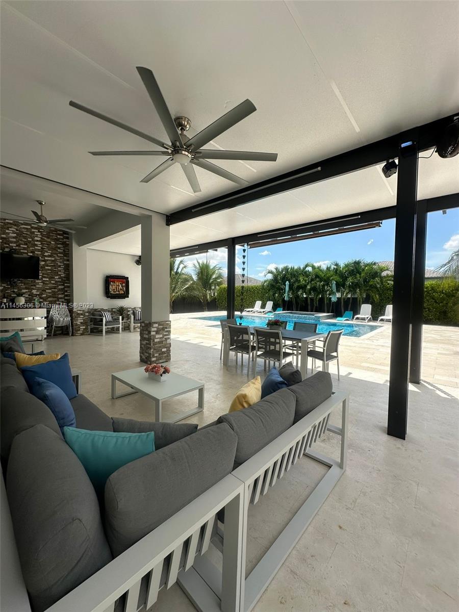 Spacious 5/3 Pool, home on a corner lot, in Homestead, built in 2020. No HOA.  Oversized Master, walk in closets, all porcelain floors, high ceilings quartz counters and all stainless steel appliances. Impact windows and doors, 2 AC units, zebra electric shades.  A heated pool and jacuzzi on an expansive shell stone deck, a wet bar and exterior shower make this the perfect place for family fun and entertaining. 2-car garage and paver covered driveway.  Near shopping, restaurants, medical services, places of worship.  Ease access to FL Tpk, US1, 1/2 hour to Florida Keys.
***See Broker's remarks**