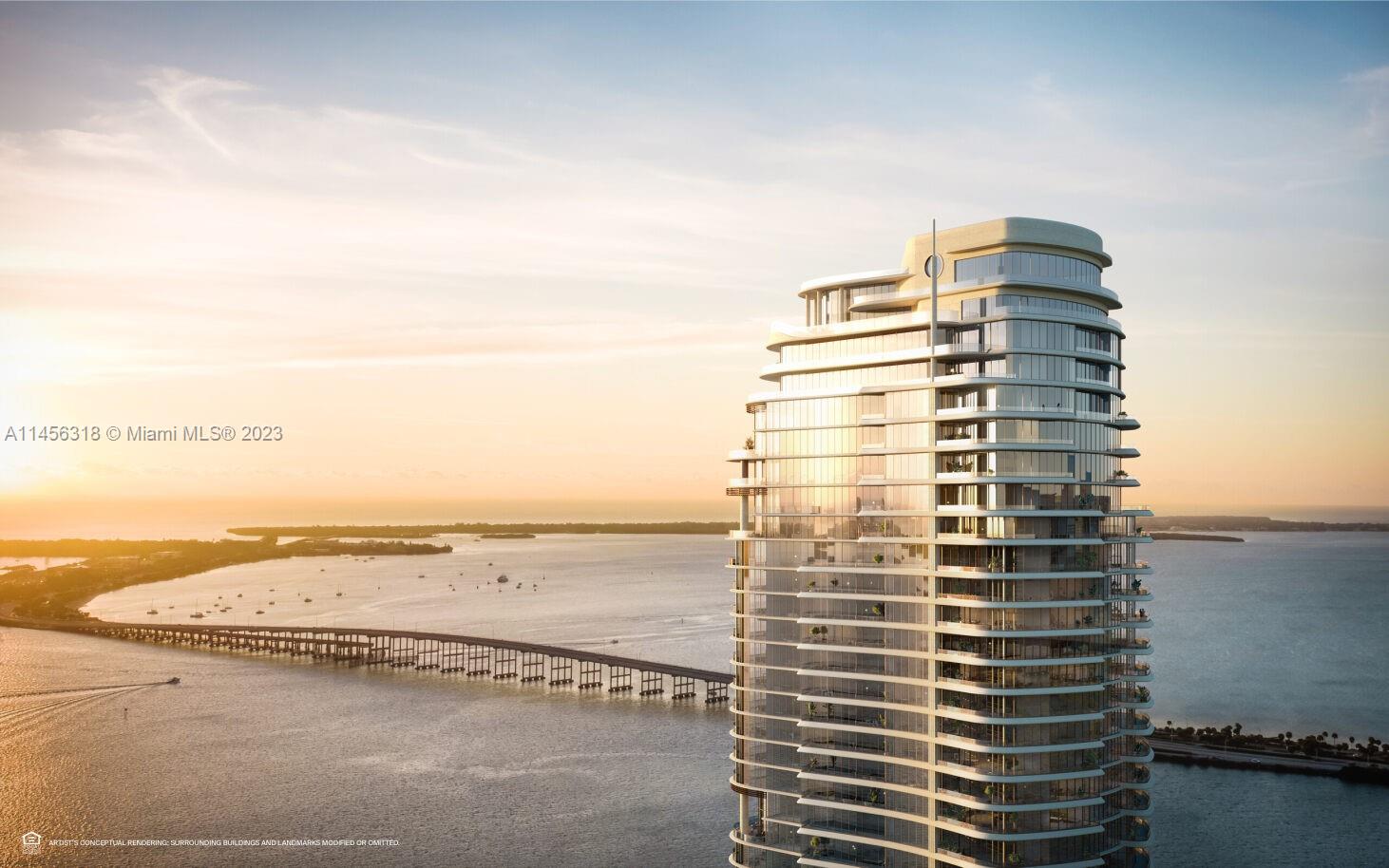Nestled gracefully along the pictures South Brickell Coastline, the St. Regis Residences Miami, crafted by world-renowned visionaries such as Robert A.M Stern and the Rockwell Group. This luxurious enclave offers an unparalleled living experience, showcasing breathtaking bayfront views, a private marina, and an exclusive fine-dining establishment by Michelin-starred chef Fabio Trabocchi, and over 50k SF of indoor and outdoor amenities. St. Regis Residences, Miami epitomizes the art of elegant living. This prime direct bayfront residence offers panoramic views and expansive terraces with 4 bds. 5.5 baths, 3679 SF interior and 941 SF of terraces. Discover refined living at the St. Regis Residences, Miami -- a residence that mirrors the sensibilities of those who cherish connoisseurship.
