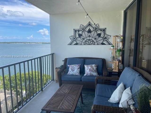 Beautiful views from this large balcony that overlooks the bay and city!  Unit is spacious with large open kitchen, wood floors, 2 full bathrooms, and washer and dryer in unit.  Building offers many amenities including tennis courts, large pool, BBQ area, kayaks, party room and fitness center.  Location is excellent, just steps from all Brickell has to offer.  Tenant in place until August 2024.