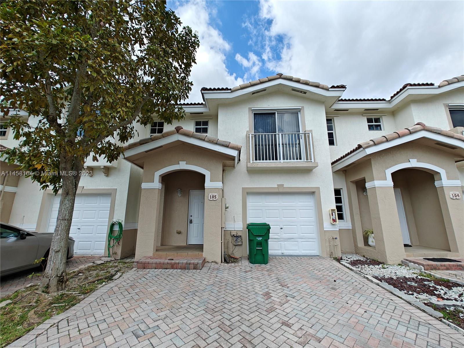 Spacious 2-story townhouse, 3-bed/2.5-bath with driveway, one-car garage and washer/dryer. Private community with gated entry, security patrol, swimming pool, clubhouse and gym. First month and 2 security deposits required for entry. Tenants responsible for all utilities separately.