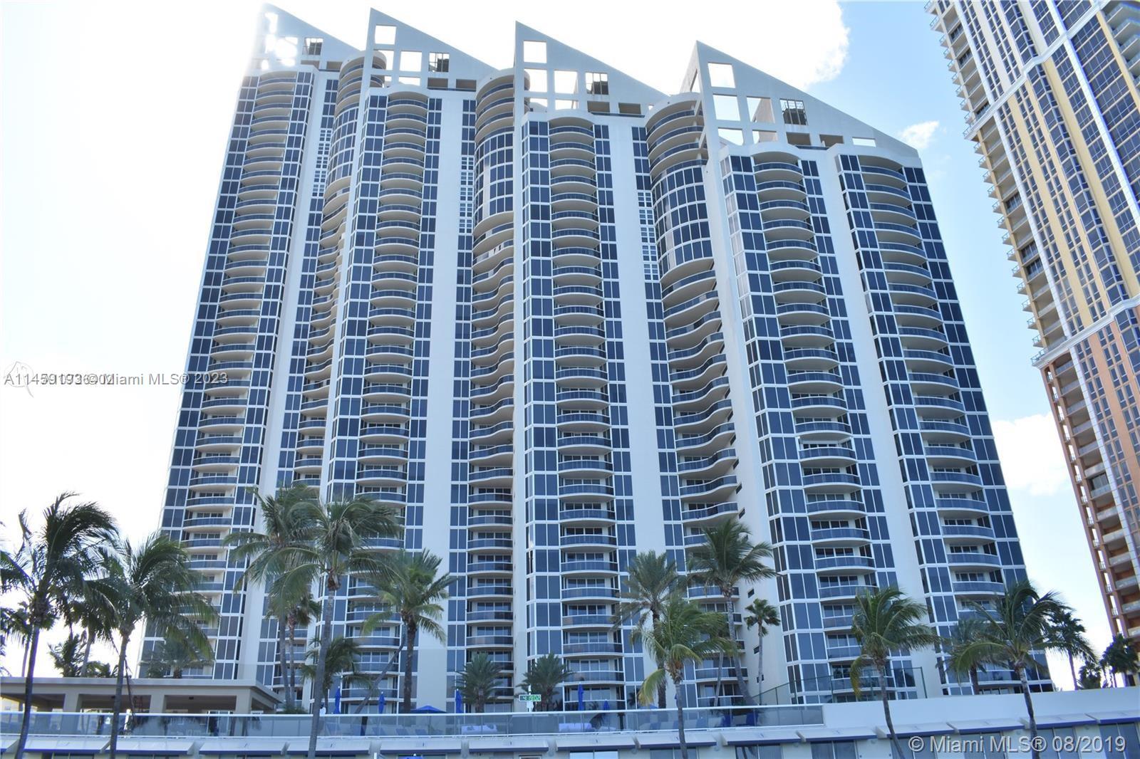 AMAZING 2/2/1 UNIT AT ONE OF THE MOST EXCLUSIVE BUILDINGS IN SUNNY ISLES BEACH. UNIT BEING SOLD FULLY FURNISHED WITH MODERN STYLE AND TOP OF THE LINE FURNITURE AND A SAFE. DIRECT OCEAN VIEW. FLOW-THRU UNIT WITH 2 BALCONIES (EAST & WEST), EUROPEAN STYLE KITCHEN WITH GRANITE AND COOKING ISLE, MARBLE FLOORS AND FLOOR TO CEILING WINDOWS IN EVERY ROOM. RESORT – STYLE LIVING IN FULL SERVICES BUILDING INCLUDING RENOVATED GYM, BEACH AND POOL SERVICES WITH TOWELS AND LOUNGE CHAIRS, TENNIS COURTS, HEATED POOL, SPA, CHILDREN'S PLAYROOM, 24 HRS CONCIERGE, COMPLIMENTARY VALET PARKING, ETC. 1 PARKING SPOT. LOBBY DESIGNED BY KOBI KARP. CONVENIENTLY LOCATED NEAR SUPERMARKETS, RESTAURANTS, PHARMACIES, GREAT SCHOOL, BANKS AND MALLS.