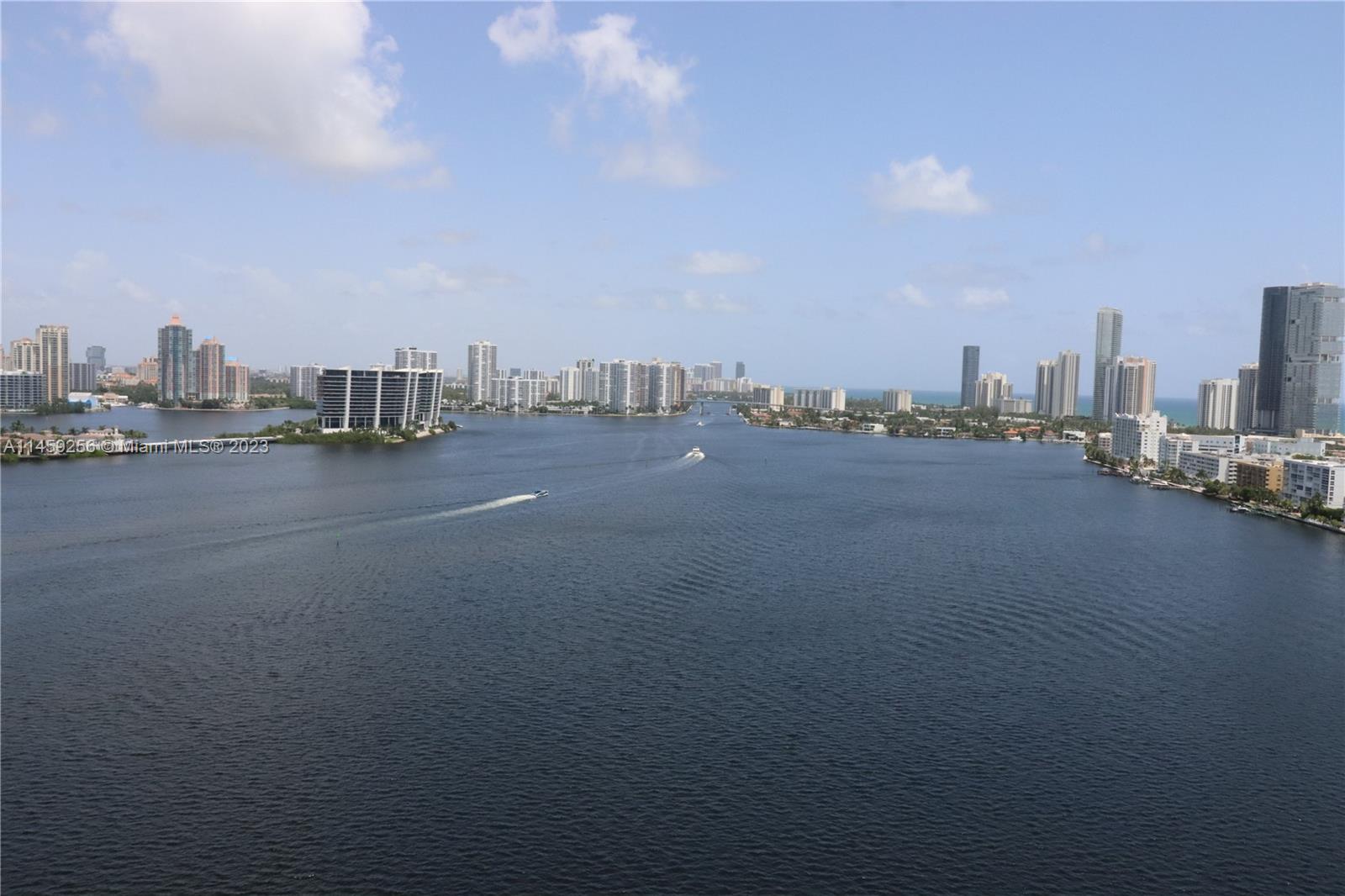 EXPANSIVE 24TH FLOOR CORNER PENTHOUSE WITH SUPERB FULL PANORAMIC WATER VIEWS OF THE BAY, INTERCOASTAL & OCEAN AWAIT FROM WITHIN THIS HUGE 1856 SQ. FT CONDO. THE FEATURES INCLUDE 2 BEDROOMS & 2 BATHROOMS, SPACIOUS LIVING, DINING AREA & KITCHEN WITH BREAKFAST AREA OPENING TO A HUGE WRAPAROUND COVERED BALCONY FACING THE WATER. THERE ARE TILE & LAMINATE FLOORS THROUGHOUT & LOTS OF CLOSET SPACE. AMENITIES INCLUDE A 24 HOUR SECURED LOBBY & CONSCIERGE, A SOCIAL AREA, LIBRARY, GYM, SAUNAS, AUDITORIUM, 2 TENNIS COURTS, BILLIARDS, PING PONG, CARD TABLE & SHUFFLE BOARD. THE COMMUNITY IS NOW UNDERGOING UPDATES TO INCLUDE PICKLEBALL, MINI GOLF COURSE & PING PONG. THE 40 YEAR CERTIFICATION IS DONE. WALKING DISTANCE TO PARKS, COLLINS AVENUE, THE BEACH, SHOPS, RESTAURANTS, SCHOOLS AND PLACES OF WORSHIP.