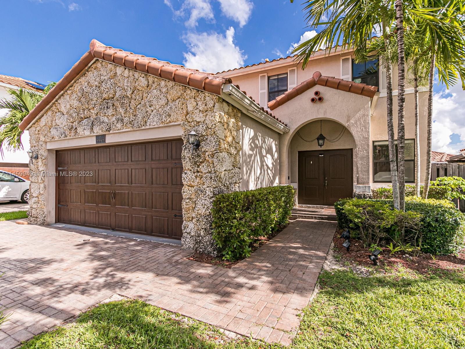 JUST TURN THE KEY! Immaculate single Ibiza model house located in the prestigious gated community of Las Ramblas, in Fontainebleau. 4BD/$ full baths,1BD/1BA conveniently located on the first level, large master bedroom,  NO CARPETS, impact windows, patio with built-in summer kitchen, two car garage plus space for two more cars in the dryway, kitchen with with granite countertops, wood cabinets and SS appliances, Gate community with 24 hours of private security patrol, community pool, playground, tennis court, trails, gym.Rent will include exterior landscaping maintenance and Basic cable included by HOA.Close to Miami Airport, the Dolphin Mall, near to highways, shopping centers and restaurants.3-4 weeks for HOA Approval.The perfect house to call Home!